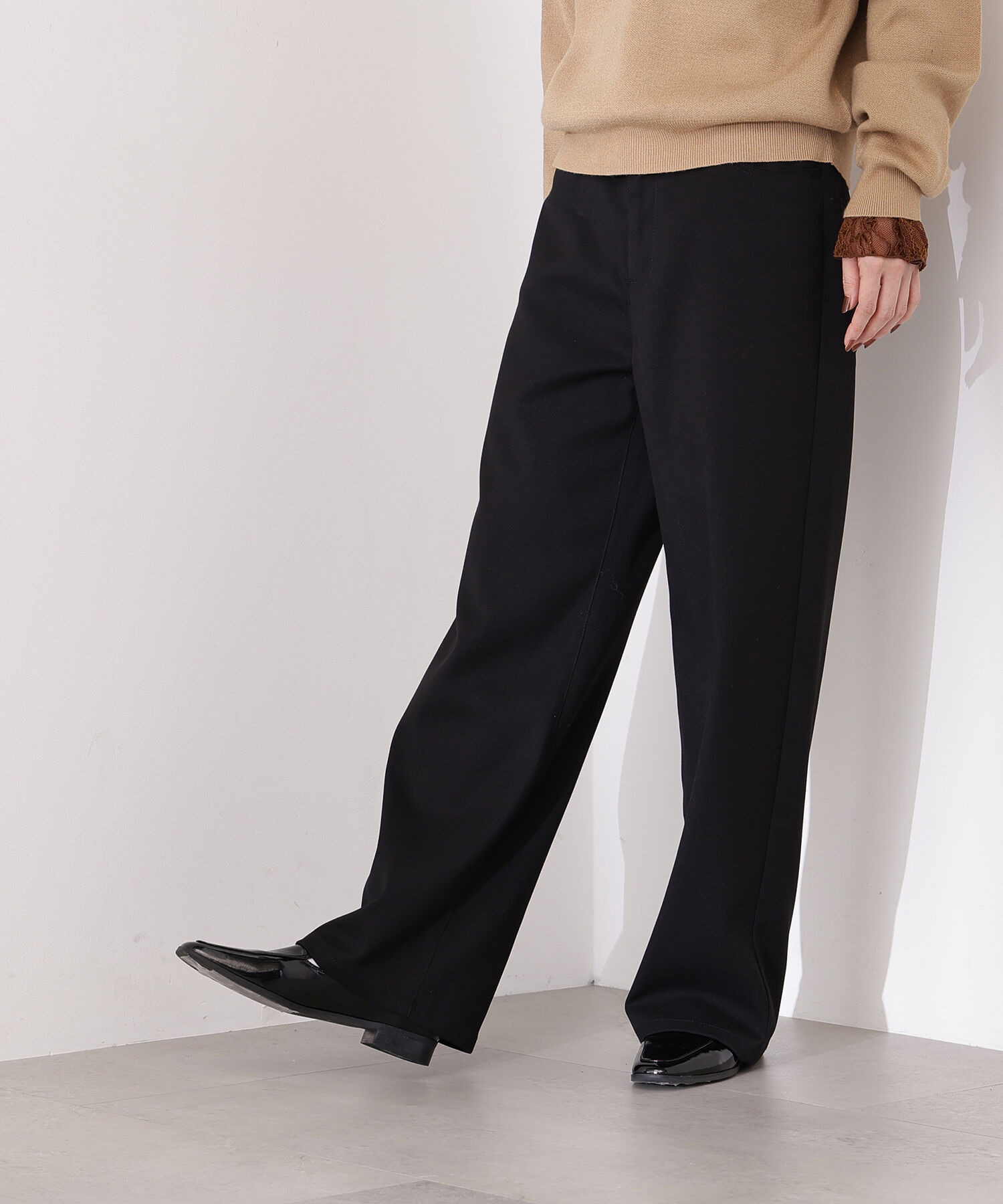 「ベーシックツイルワイドパンツ」|その他|