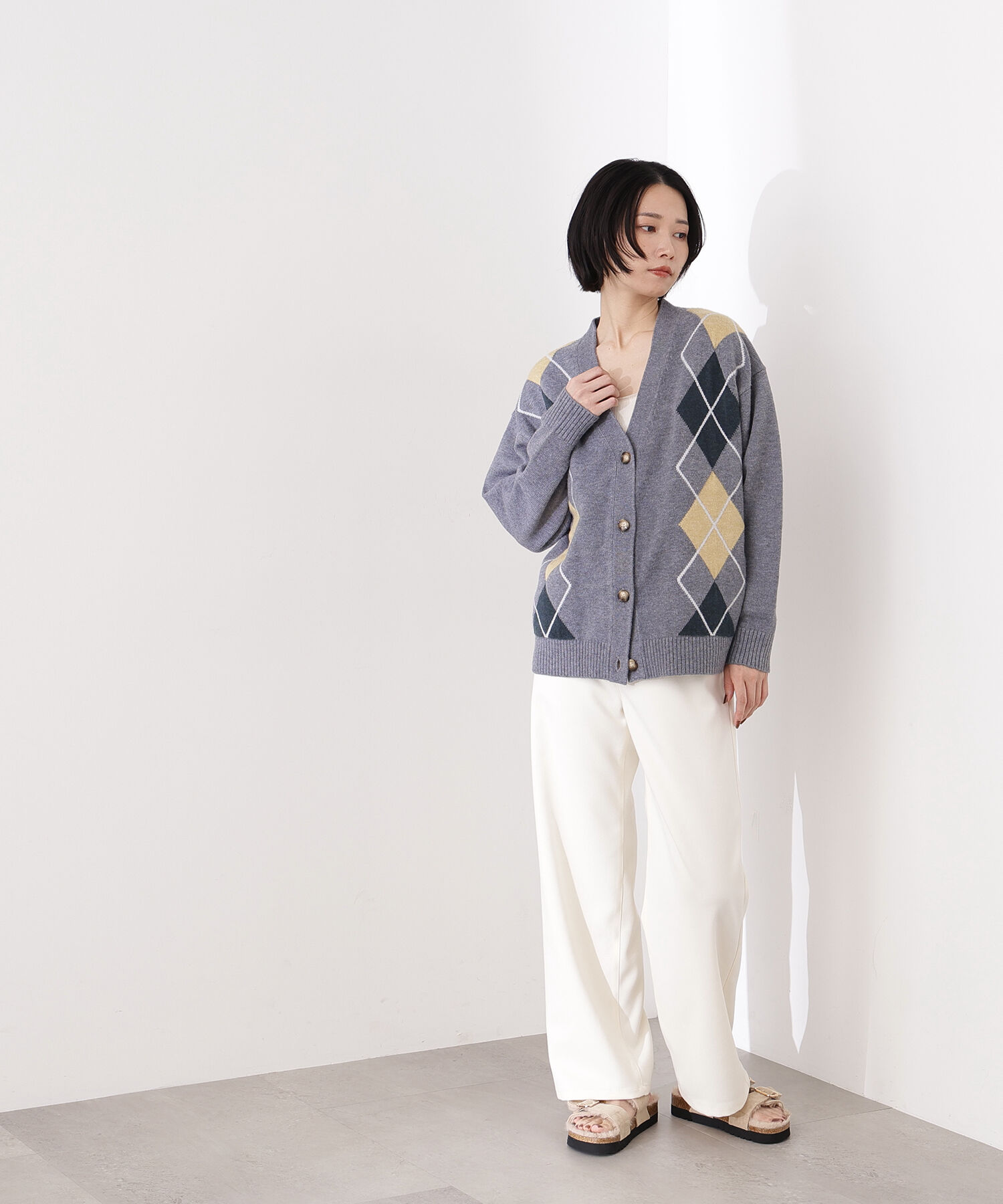  「ベーシックツイルワイドパンツ」|その他|