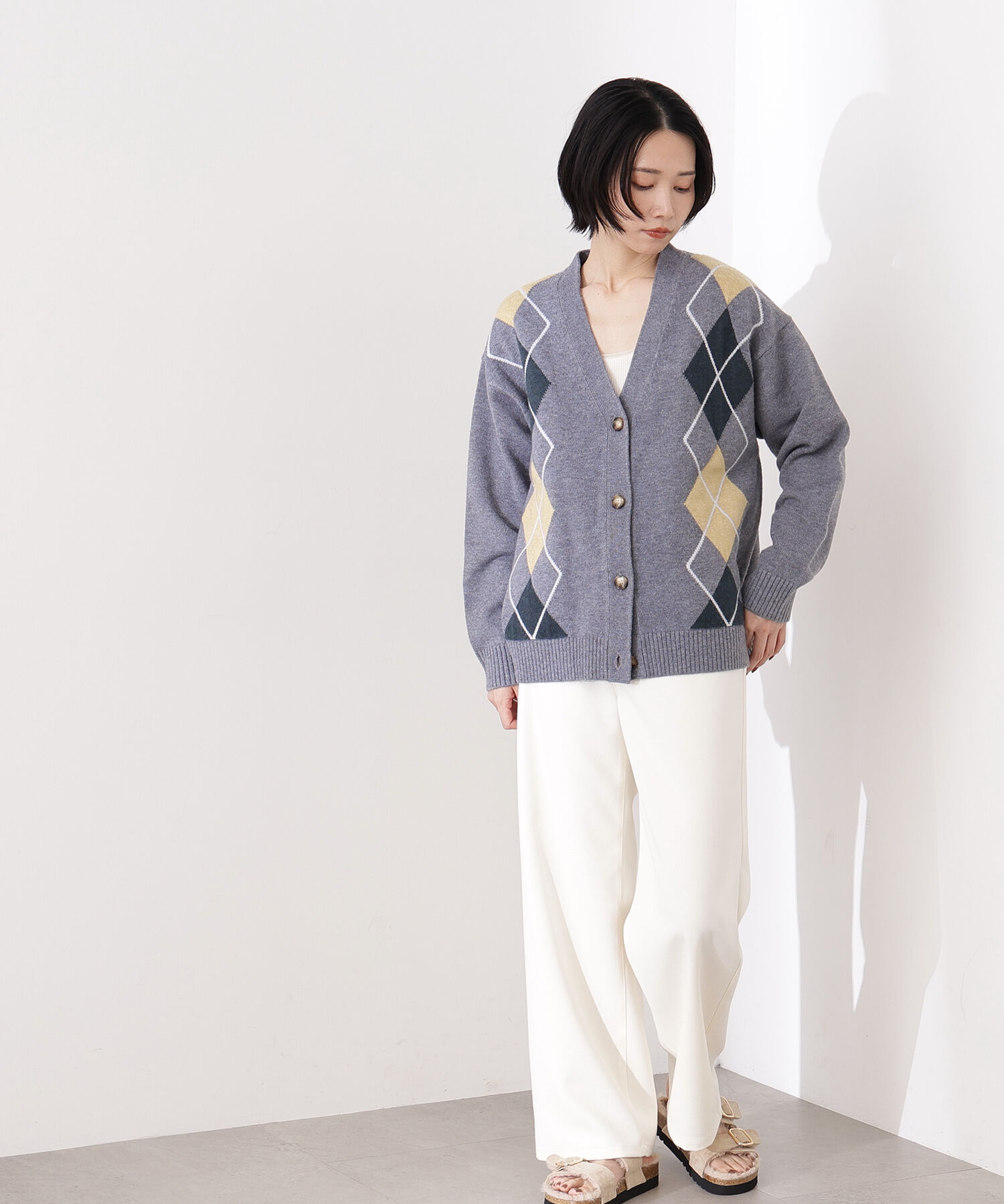  「ベーシックツイルワイドパンツ」|その他|