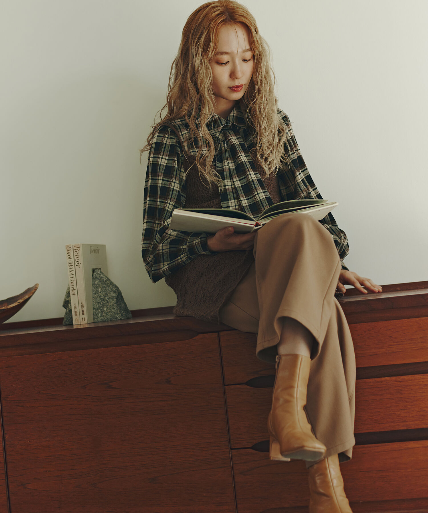  「ベーシックツイルワイドパンツ」|その他|