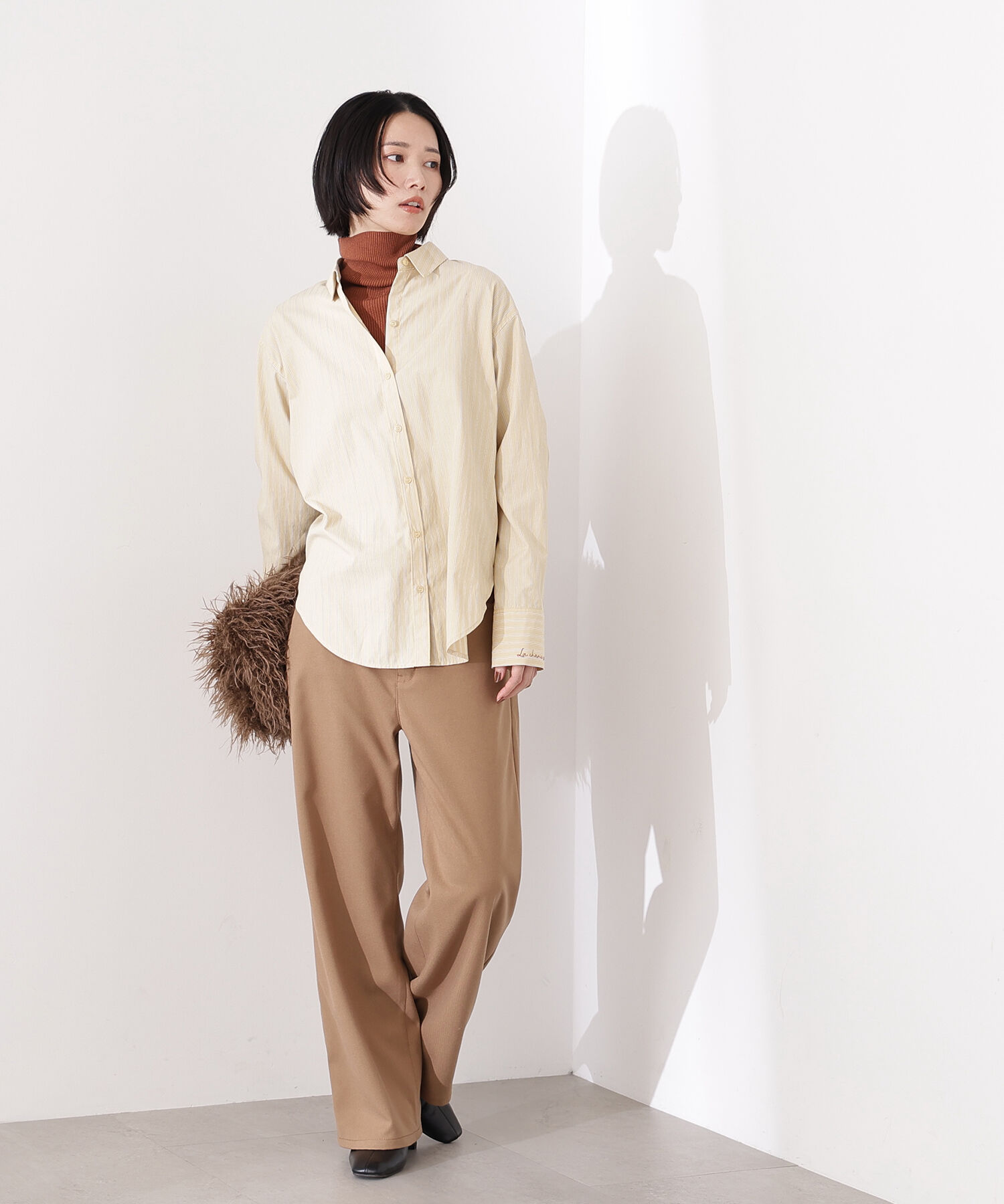  「ベーシックツイルワイドパンツ」|その他|