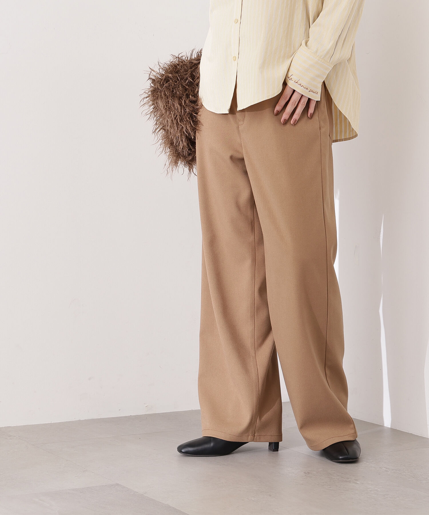  「ベーシックツイルワイドパンツ」|その他|