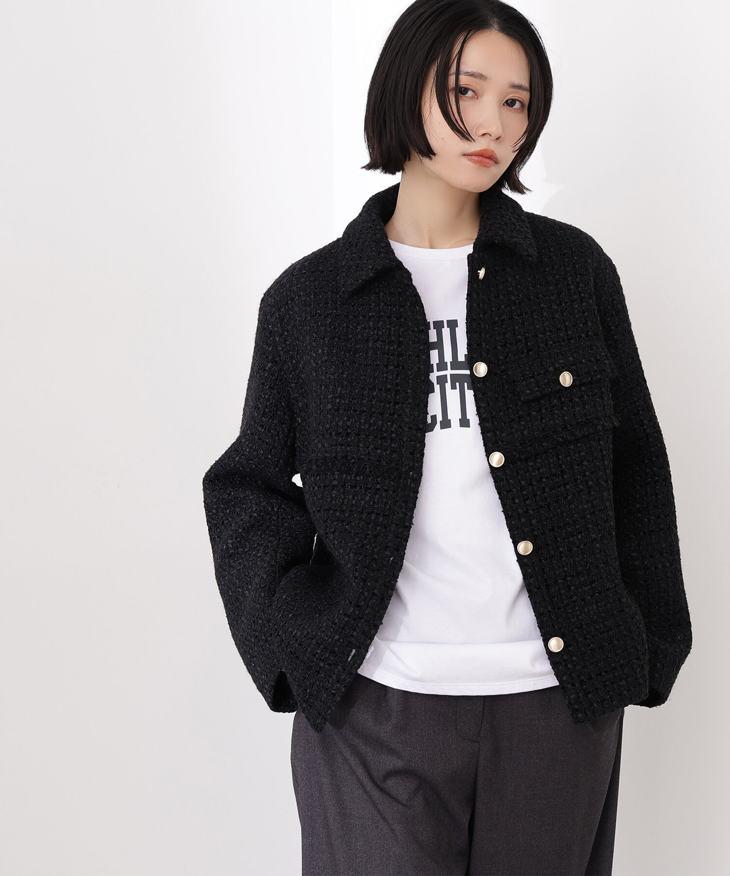  「ツイード SETUP ブルゾン」|その他|