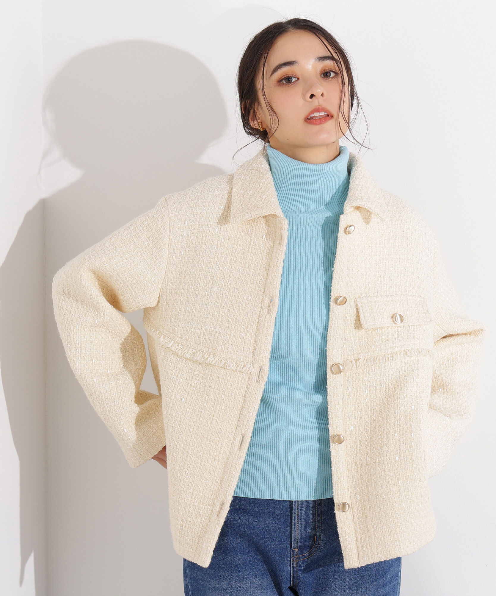  「ツイード SETUP ブルゾン」|その他|