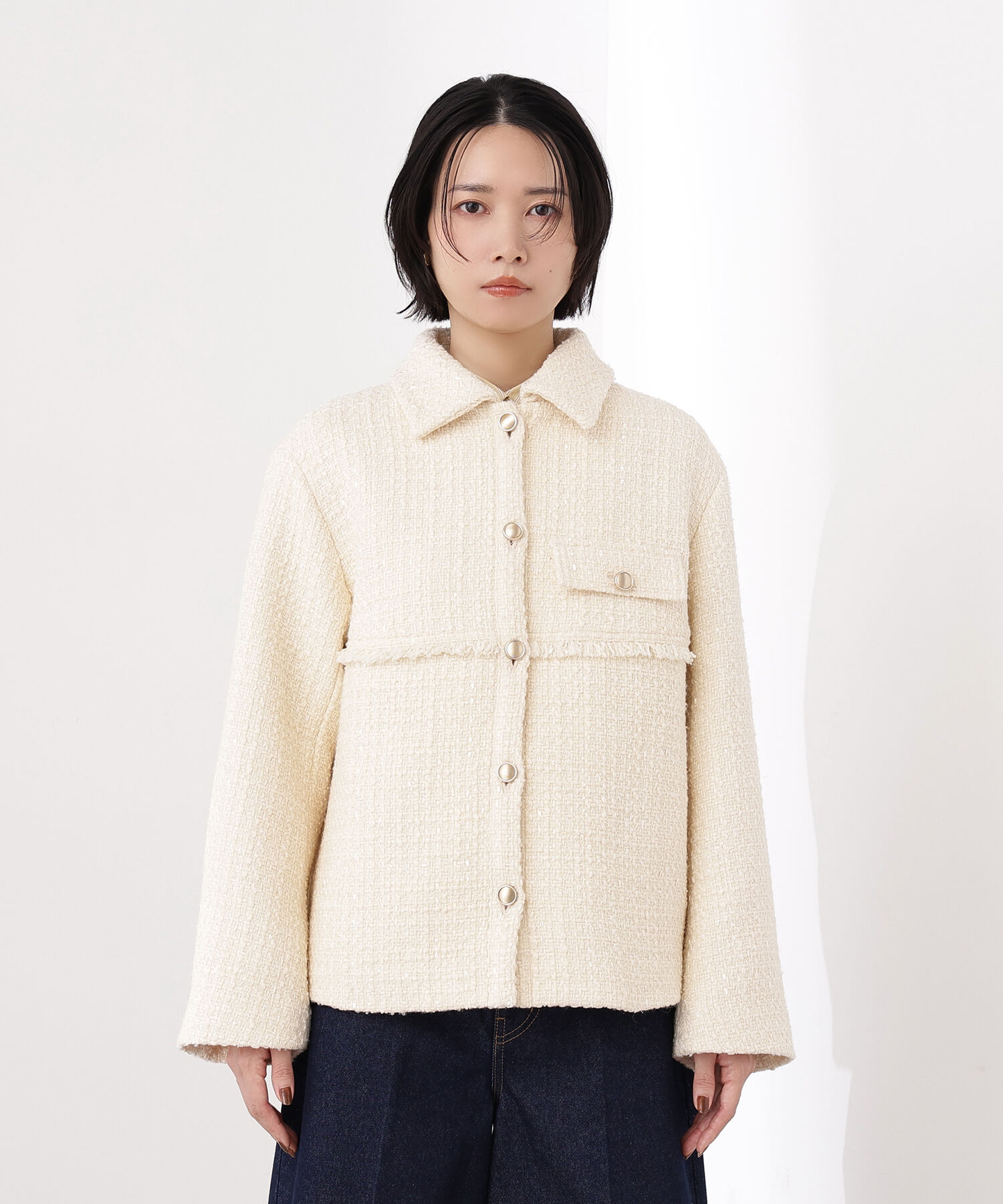  「ツイード SETUP ブルゾン」|その他|