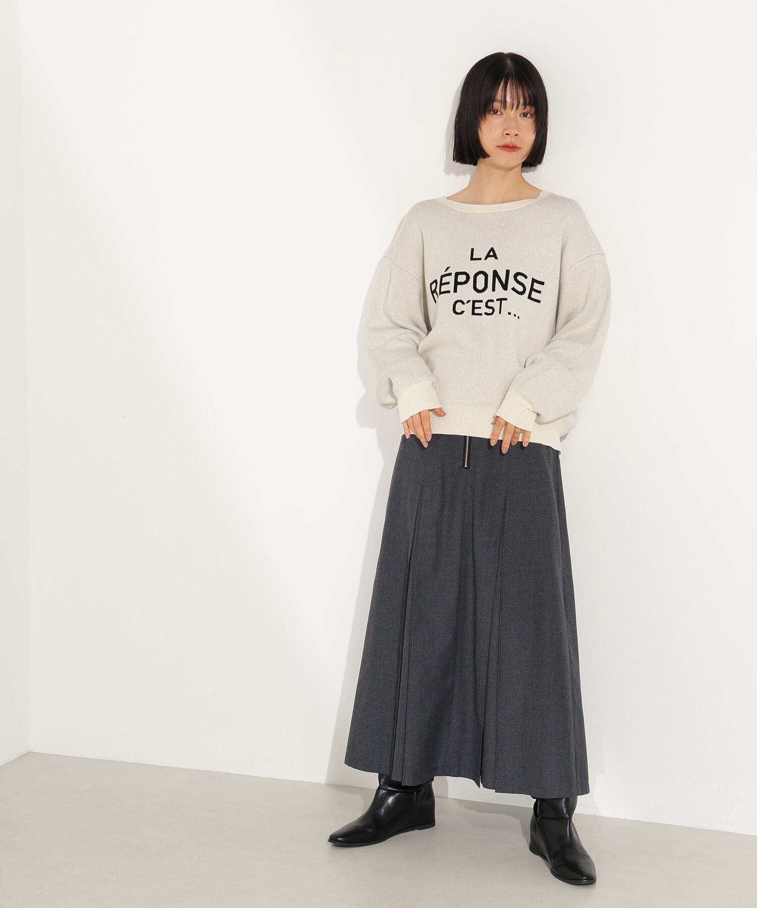  「ボックスタックスカート」|スカート|