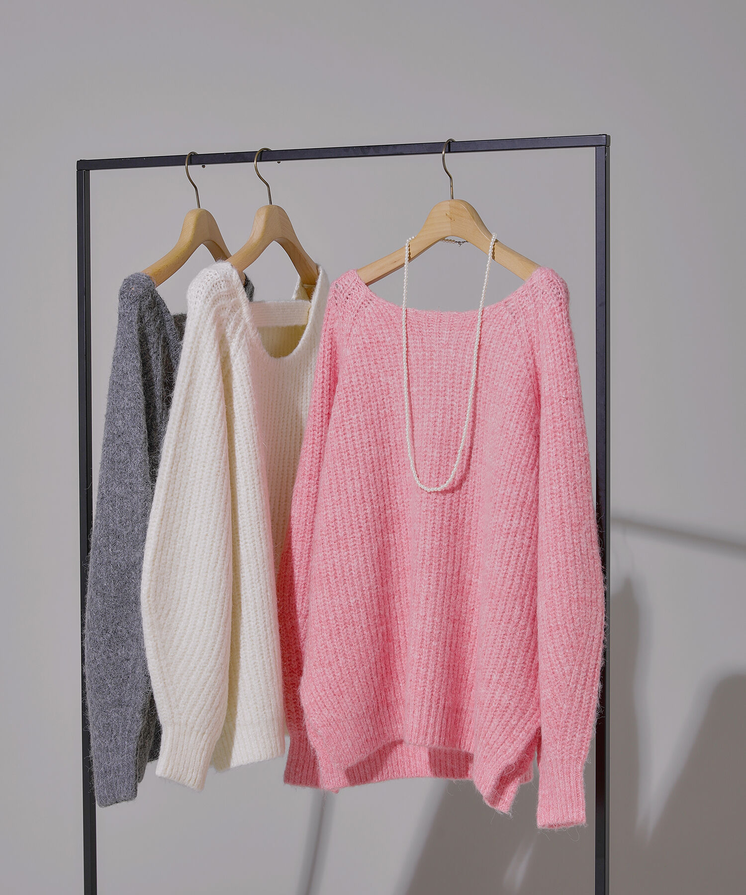  「バックシャンボクシーニット」|ニット・セーター|