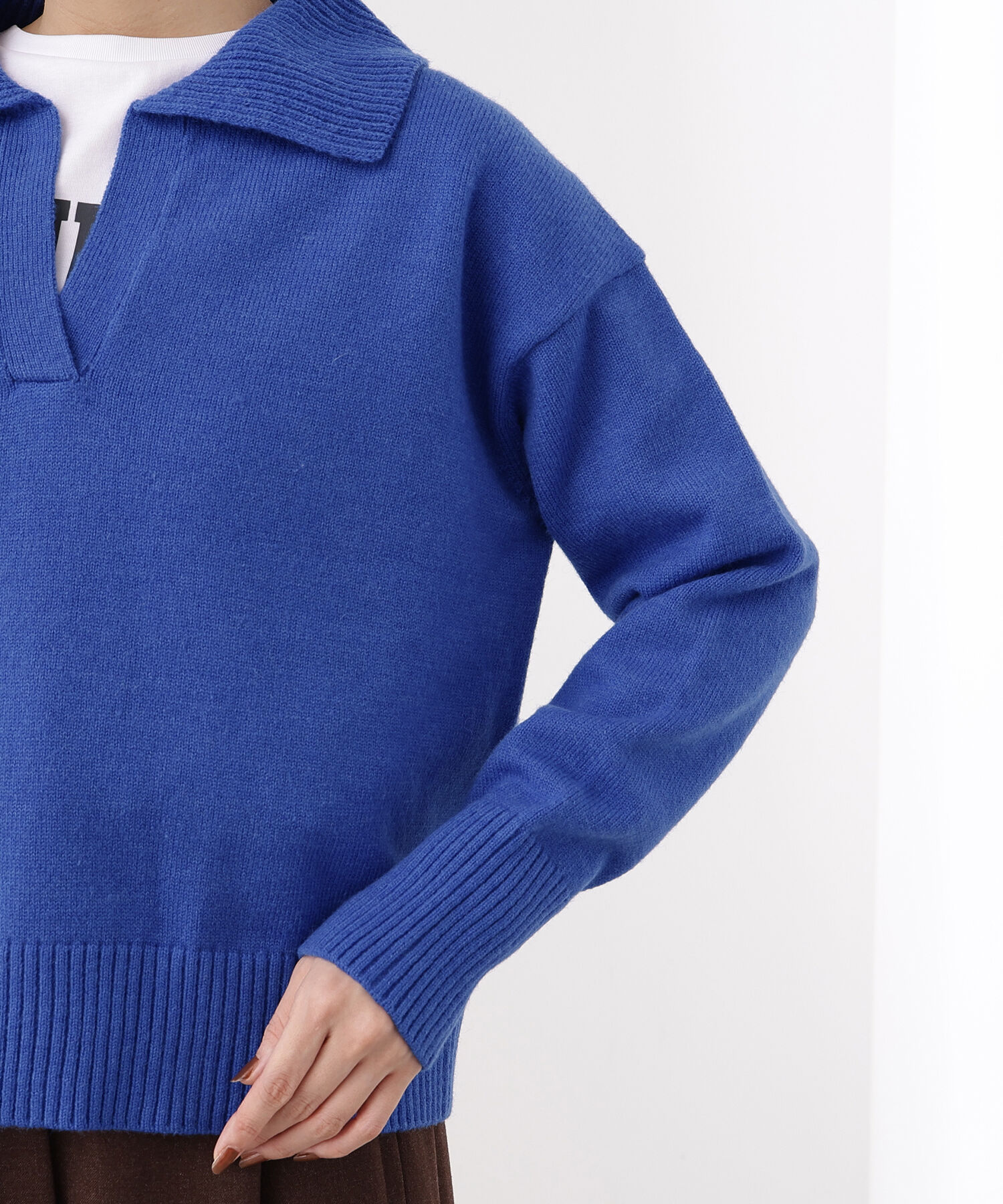  「開襟ボクシーニット」|ニット・セーター|