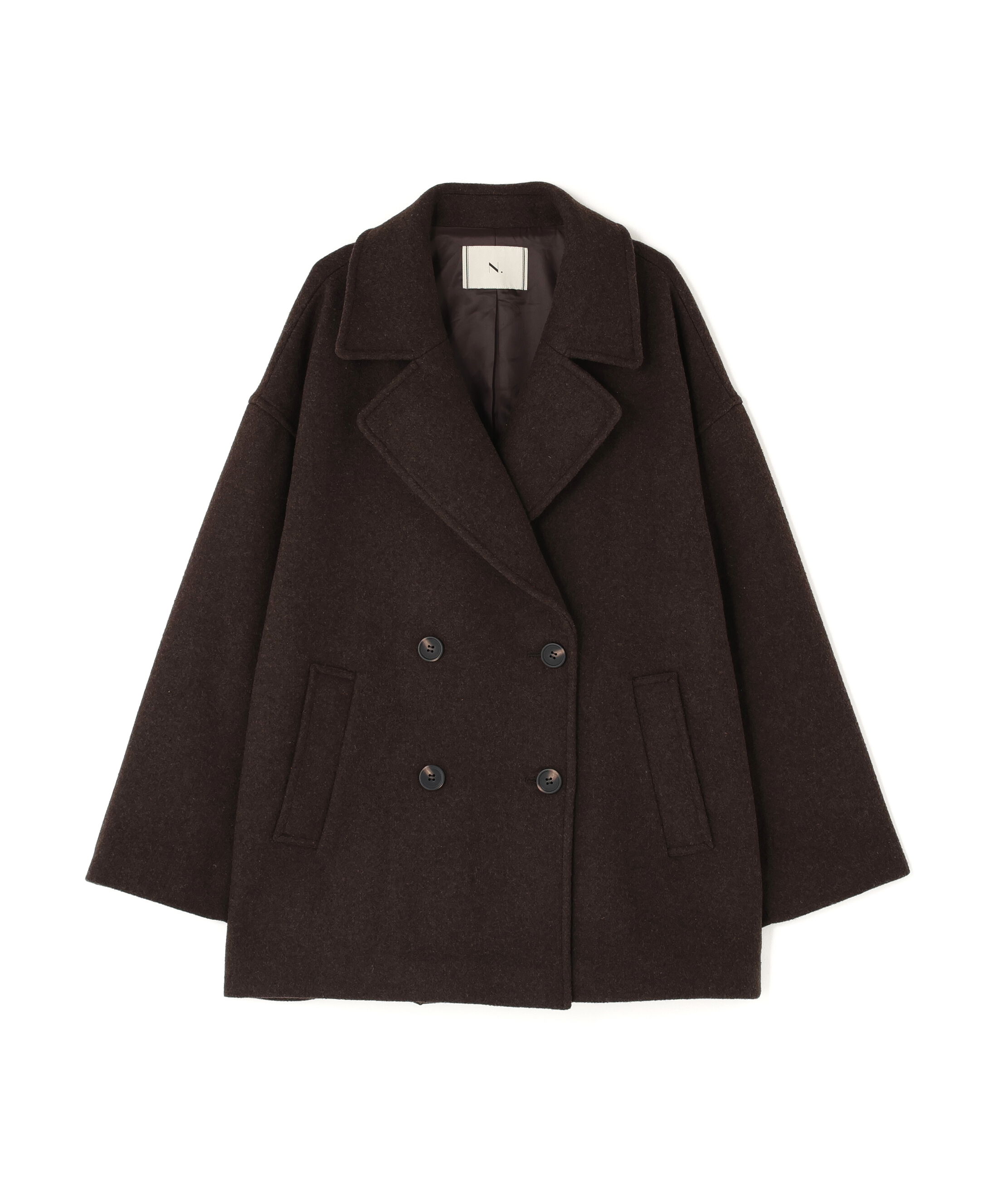  「ミドルPコート《ブラウン&times;ゴールドボタン：LUMINE・LUCUA・official site限定》」|ブルゾン・スタジャン|