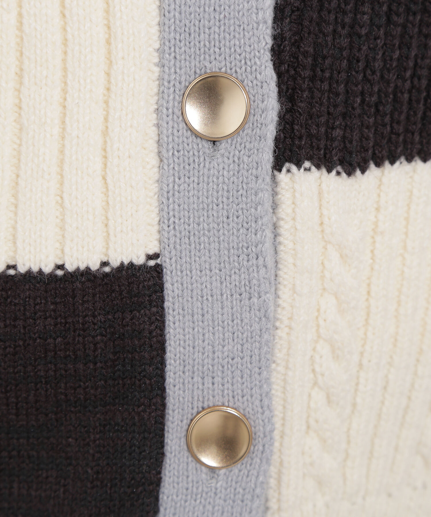  「カラーブロッキングカーディガン」|ニット・セーター|