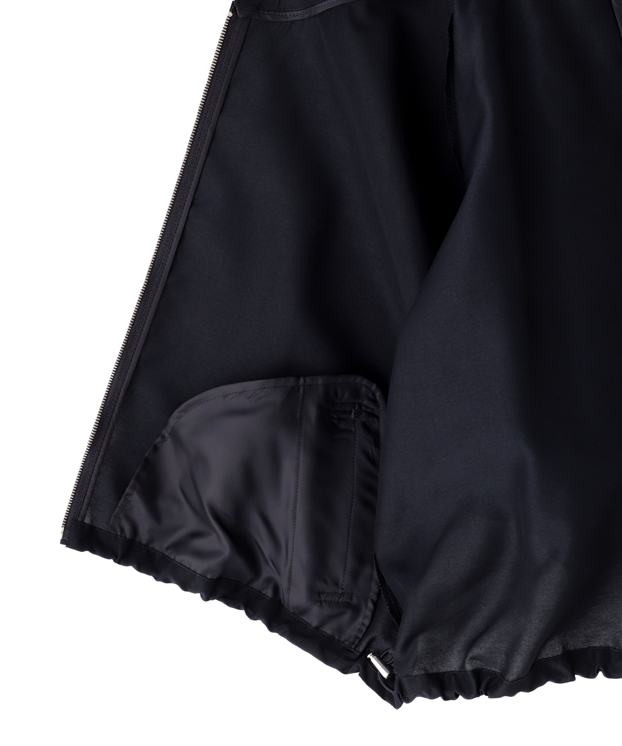  「シアーフォルムフーディーブルゾン」|ブルゾン・スタジャン|