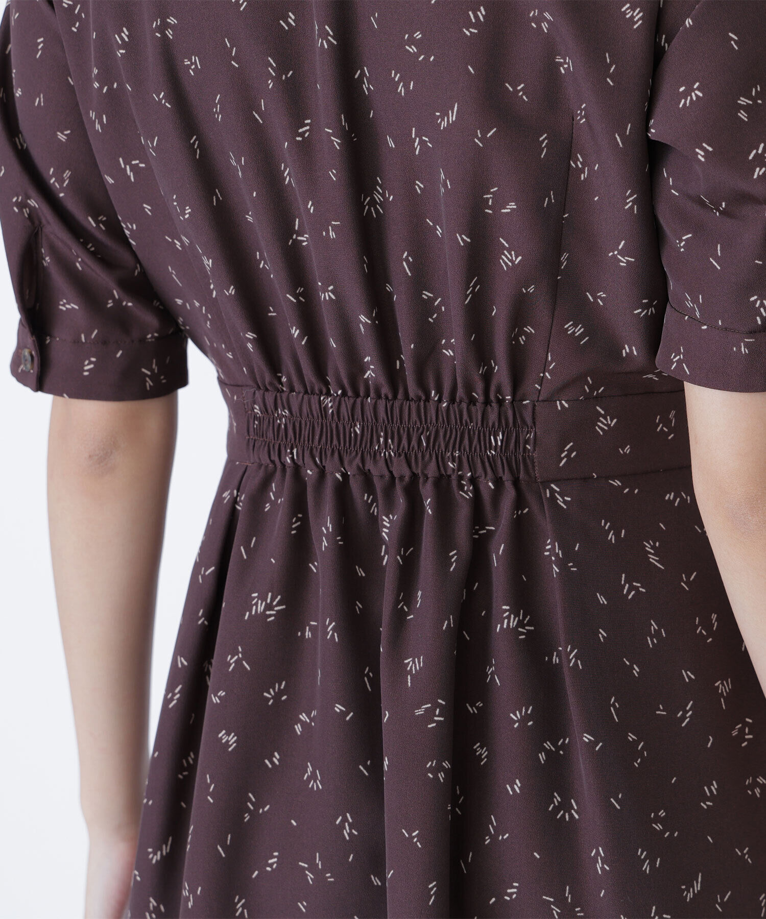  「スキッパープリントワンピース」|ワンピース|