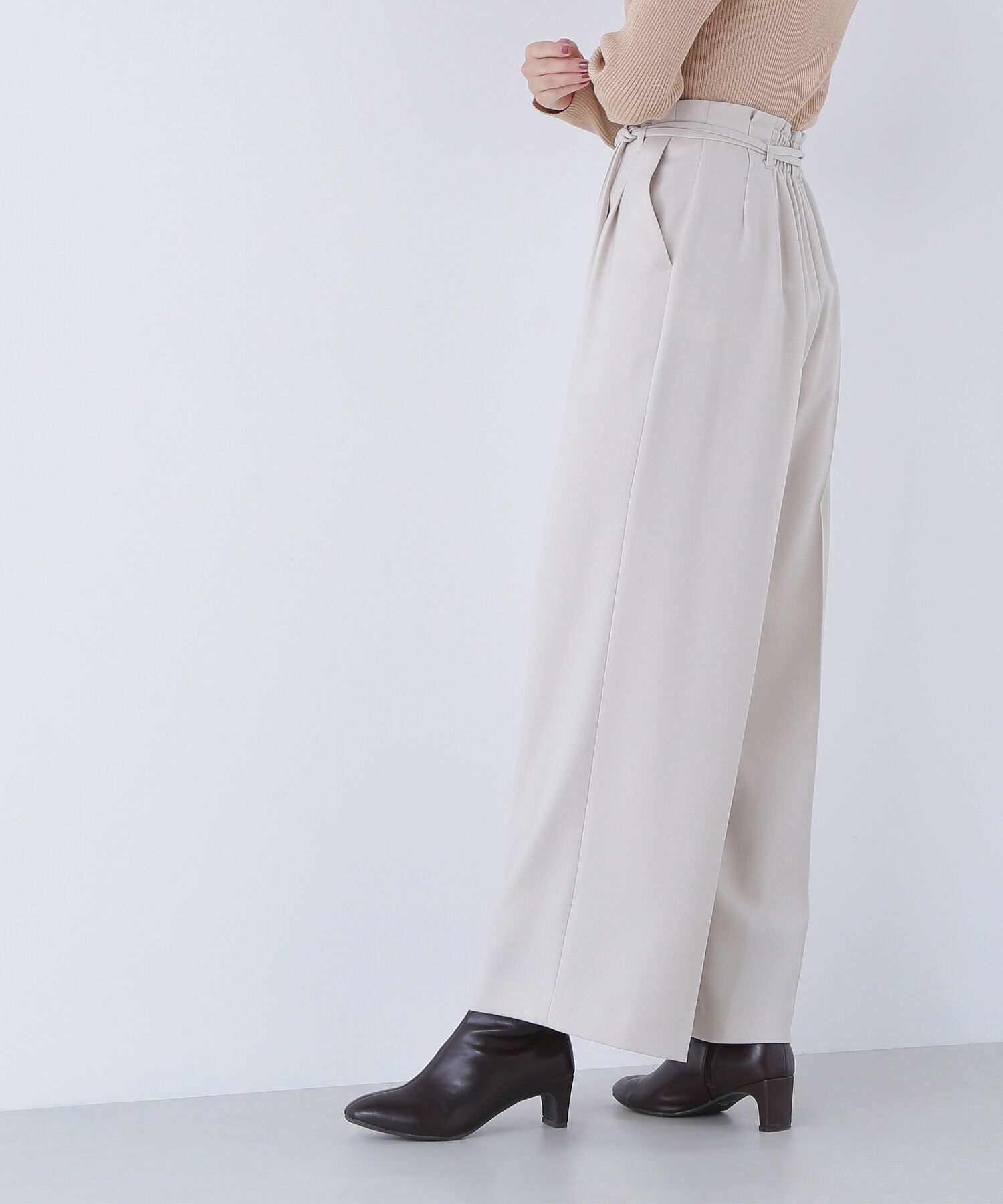  「ダブルベルトワイドパンツII」|その他|