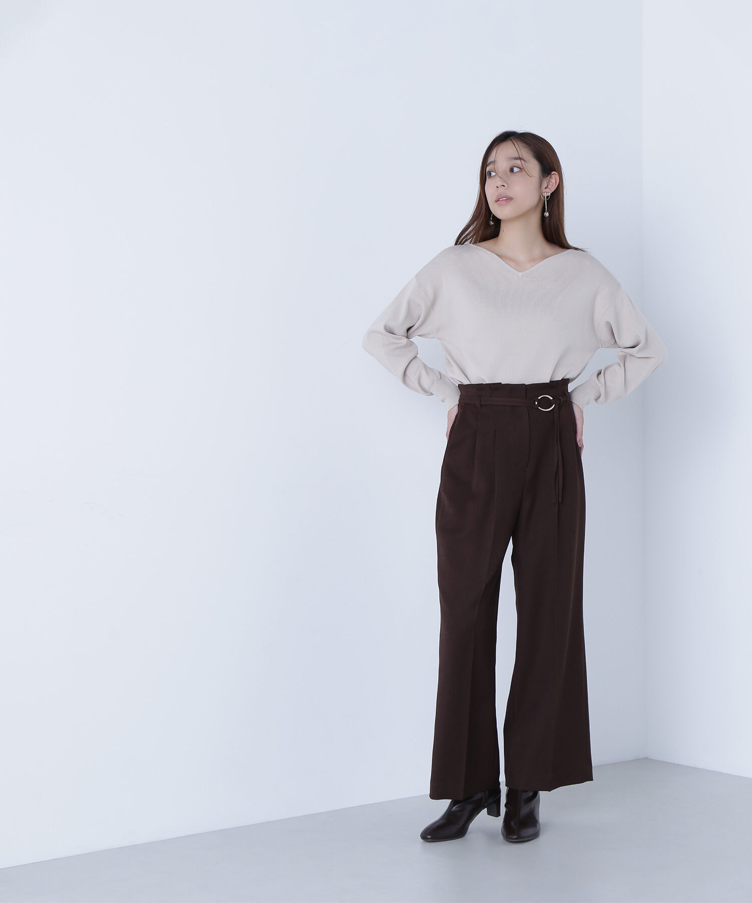  「ダブルベルトワイドパンツII」|その他|