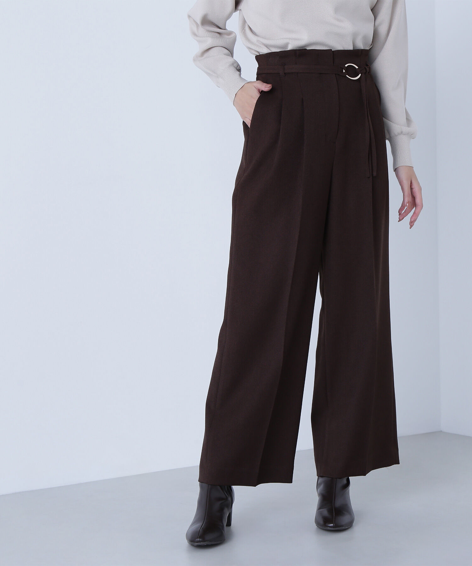  「ダブルベルトワイドパンツII」|その他|