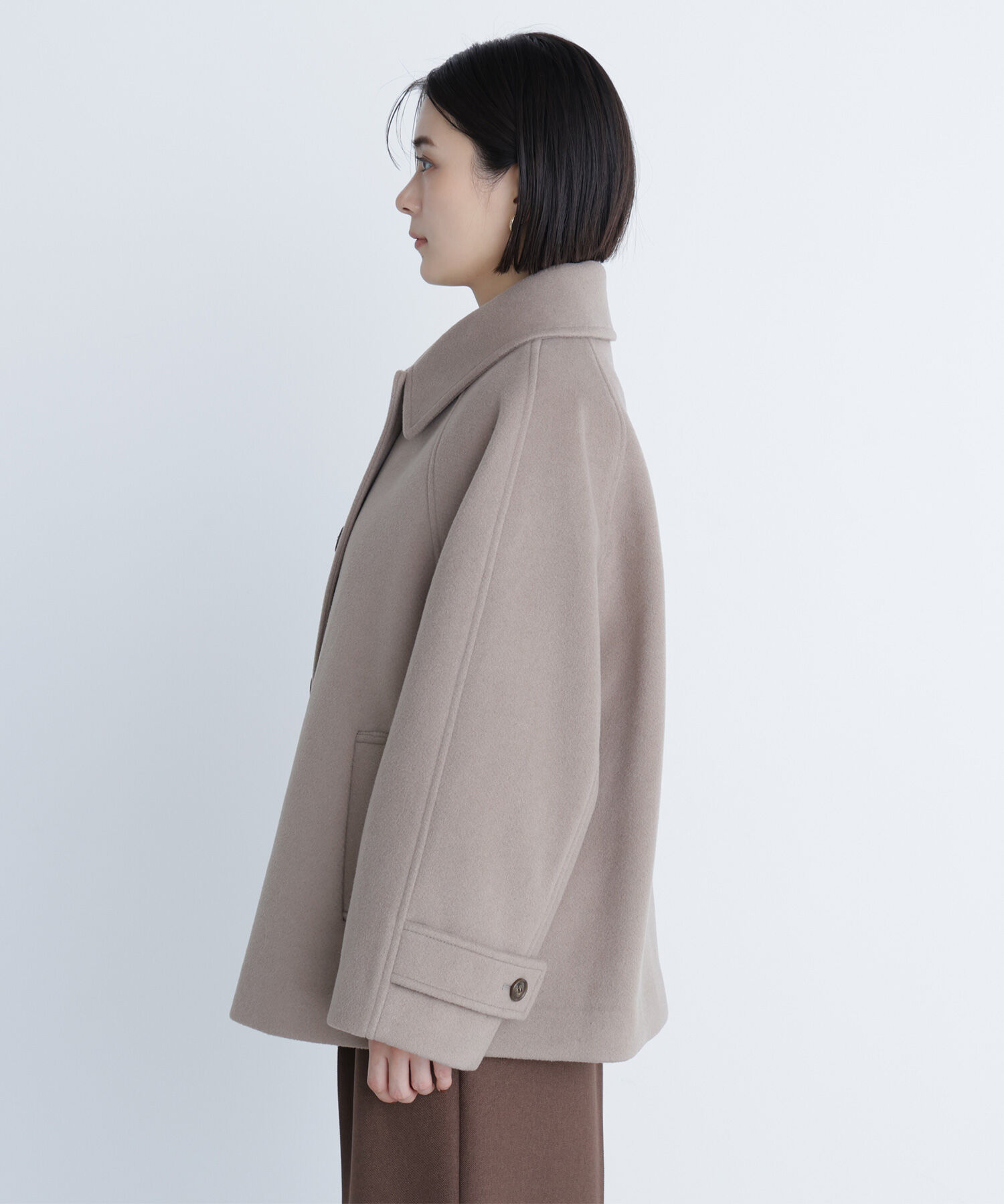  「ステンカラーハーフコート」|ブルゾン・スタジャン|