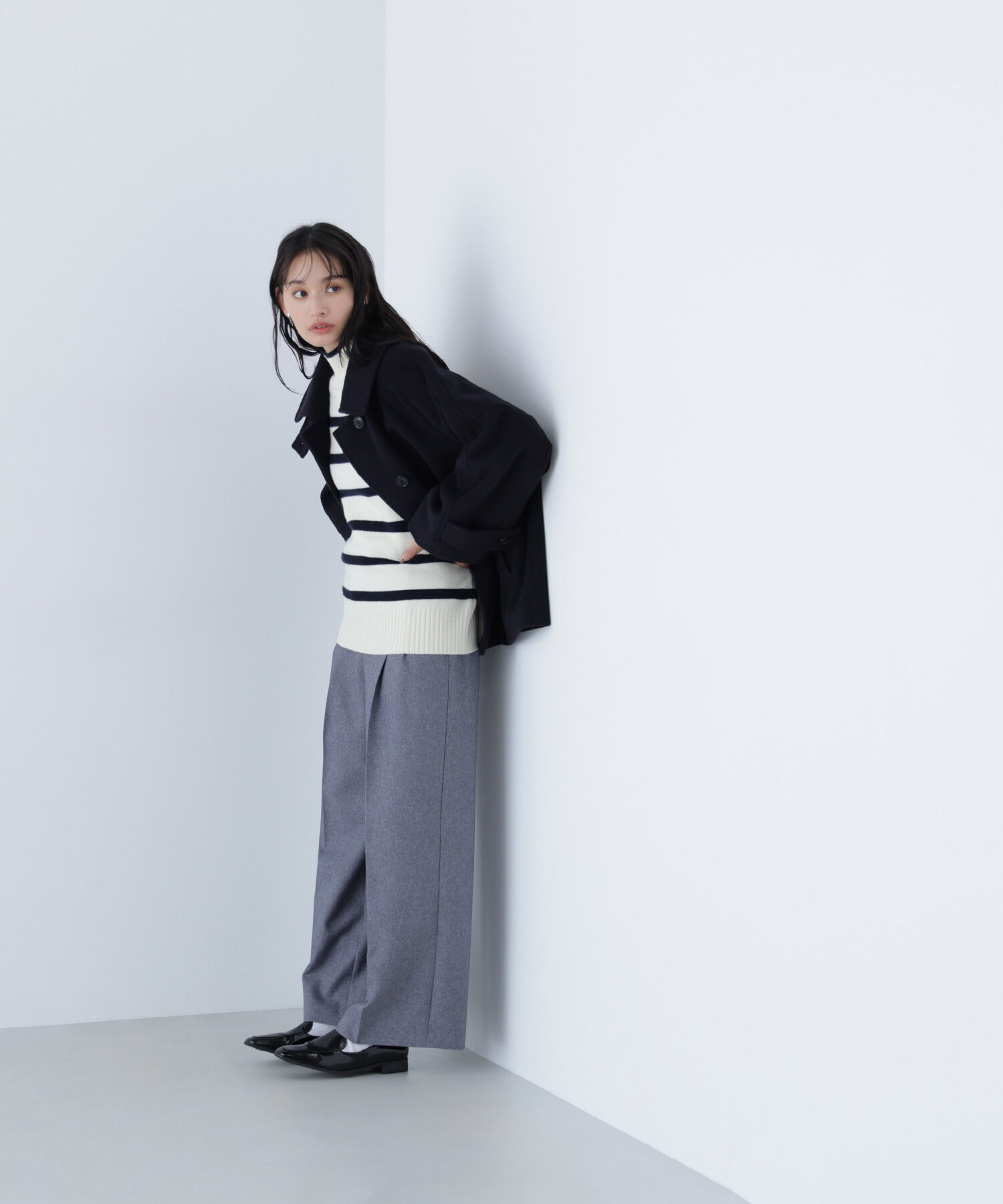  「ステンカラーハーフコート」|ブルゾン・スタジャン|