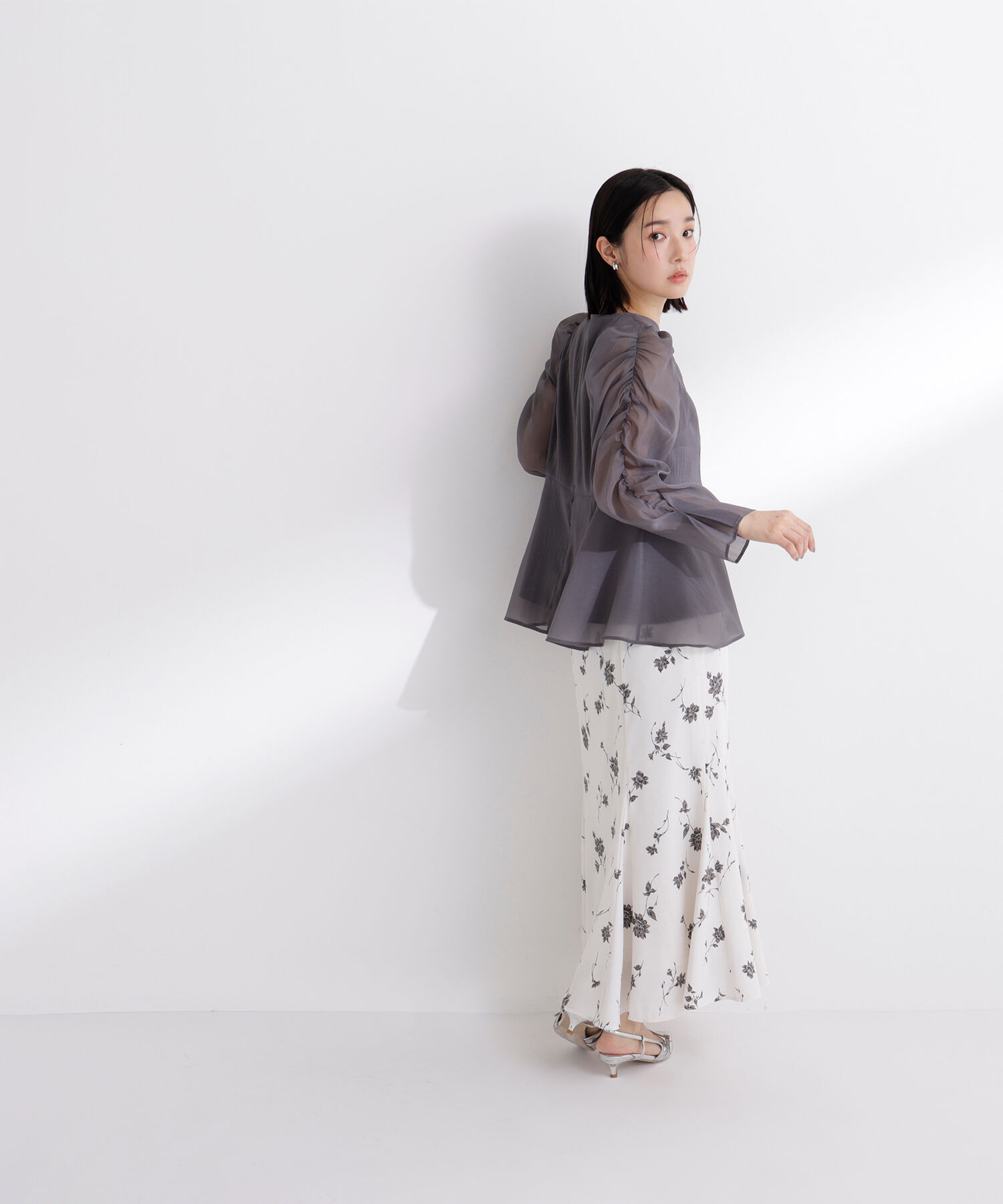  「シアーペプラムブラウス」|シャツ・ブラウス|