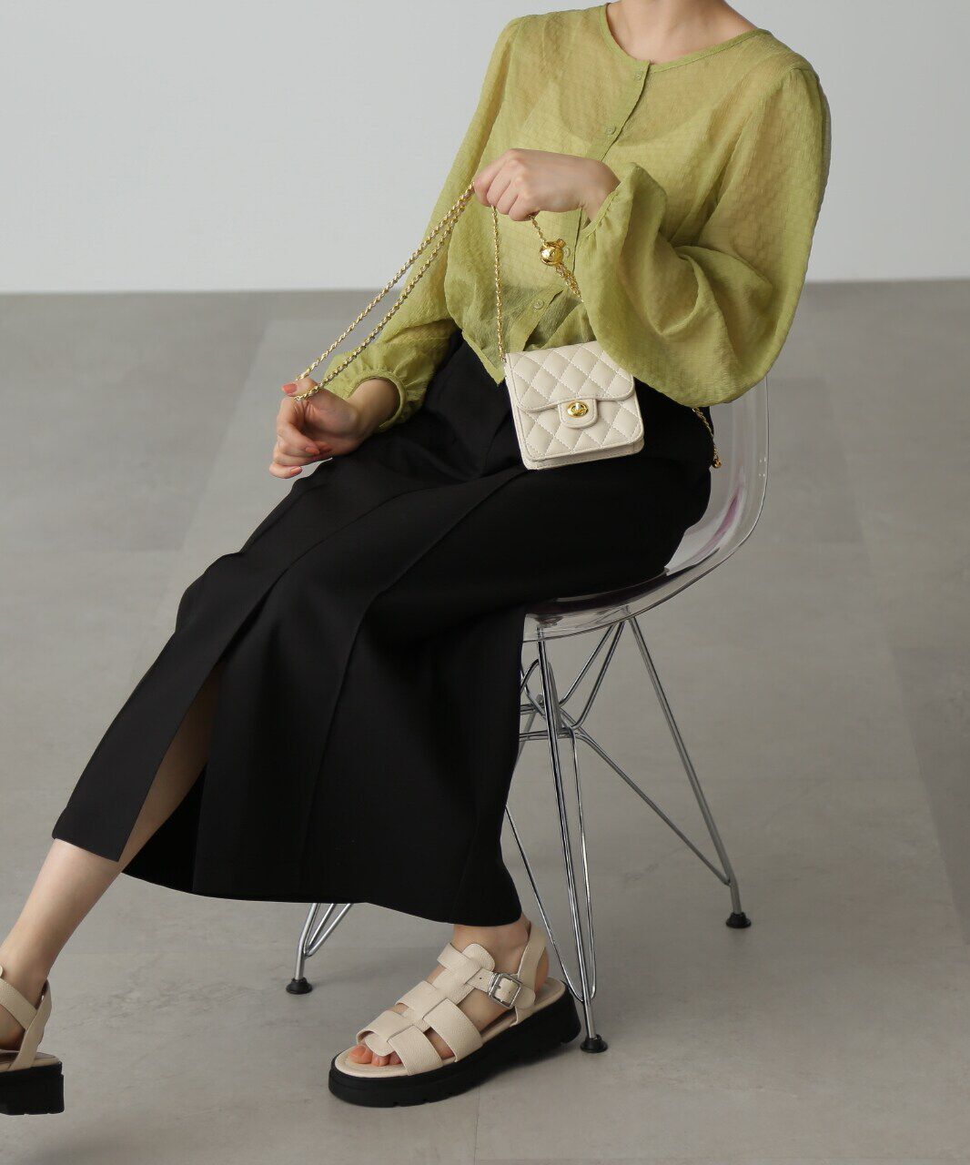  「[低身長サイズ/Sシリーズ]ピンタックナロースカート」|スカート|