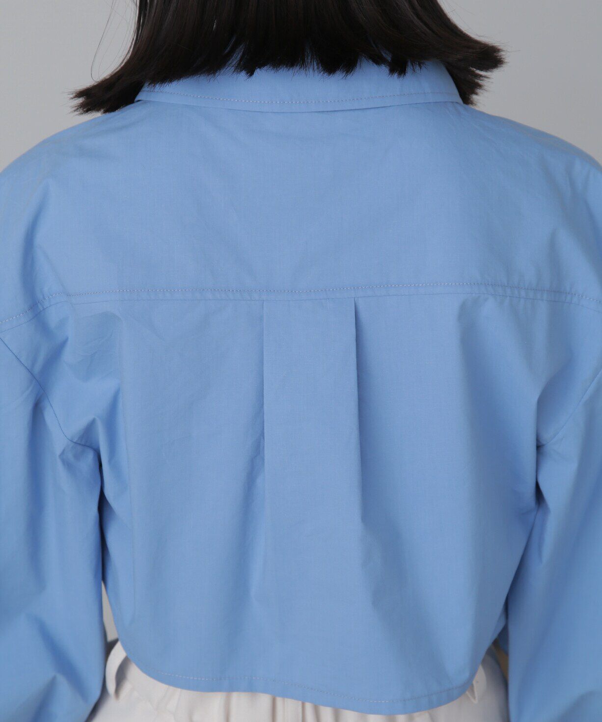  「ショート丈タックボリュームスリーブシャツ」|シャツ・ブラウス|