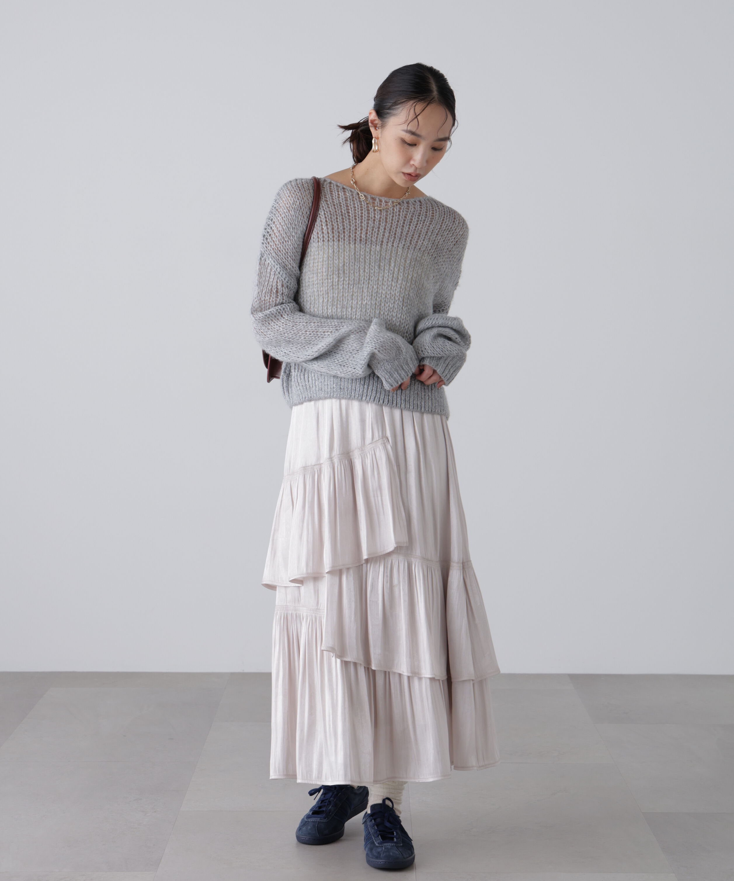  「シアーモヘヤラメニット」|ニット・セーター|