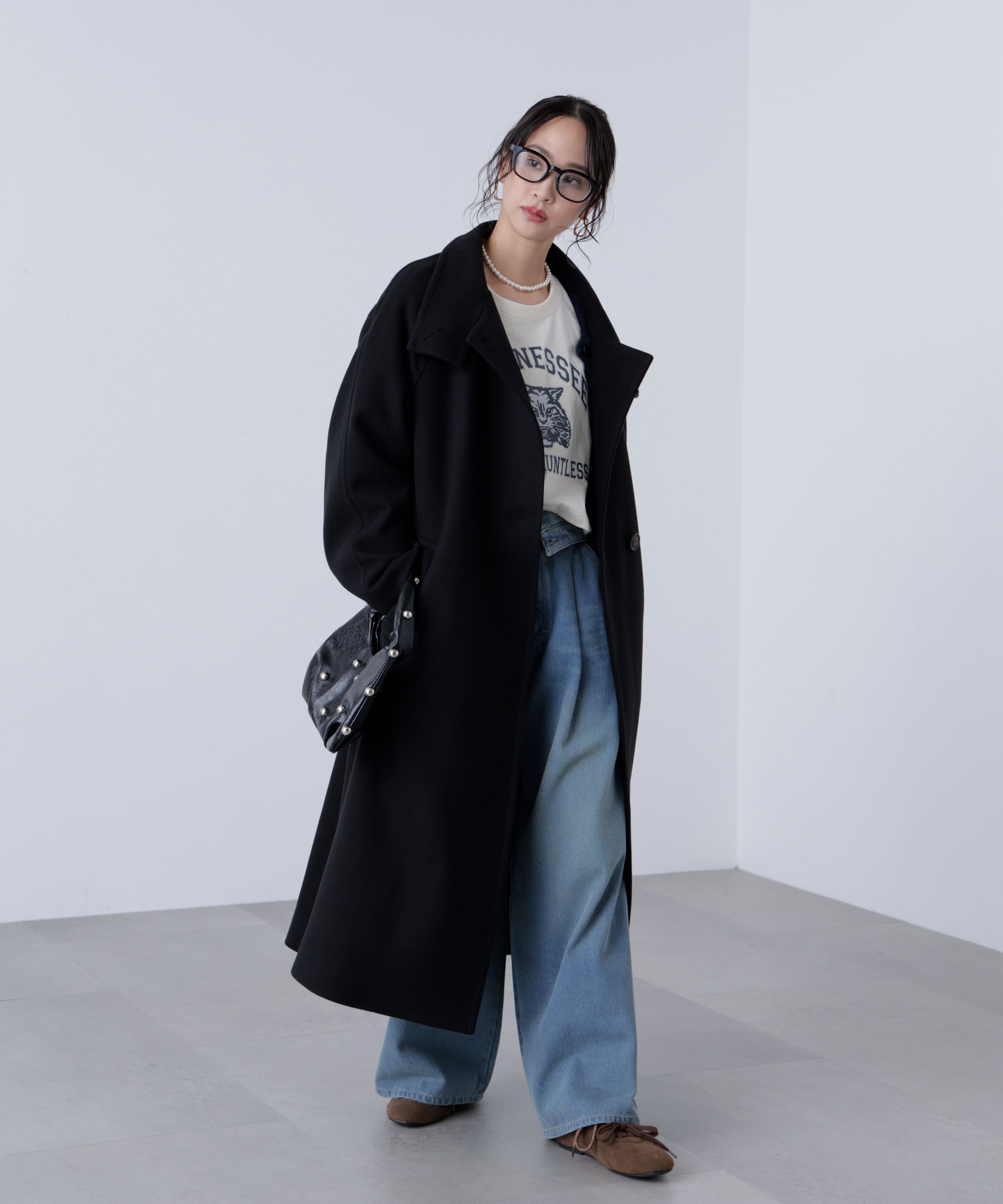  「[累計販売5000枚！選べる4色]スタンドカラーメルトンロングコート」|その他|