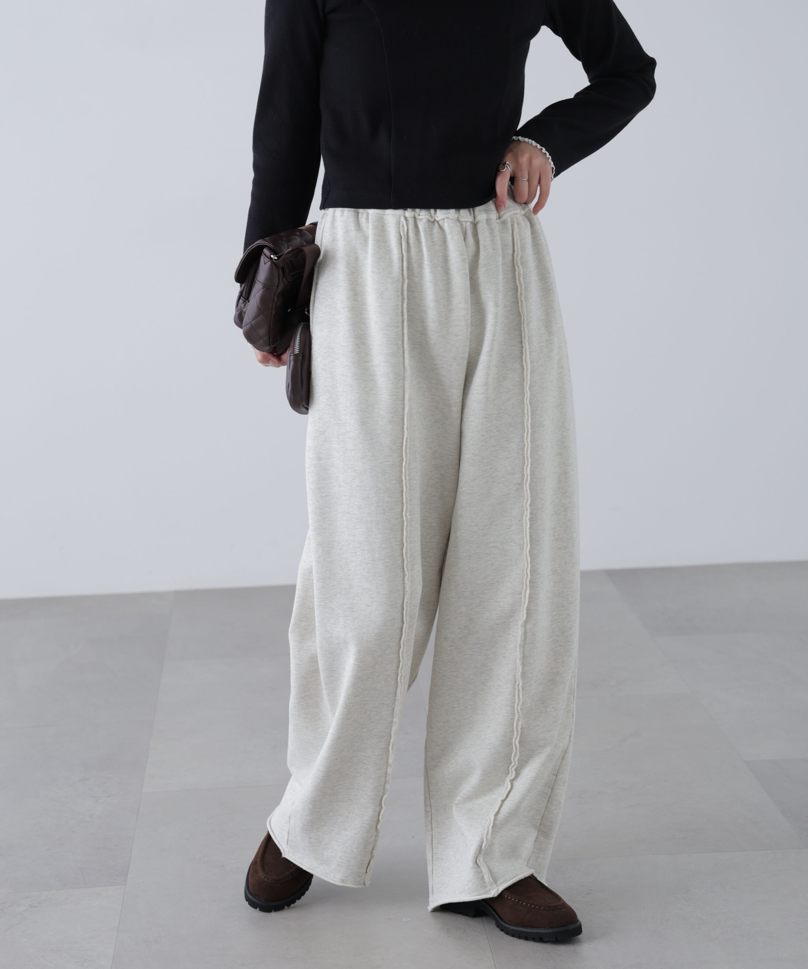  「ワイドストレートスウェットパンツ」|その他|