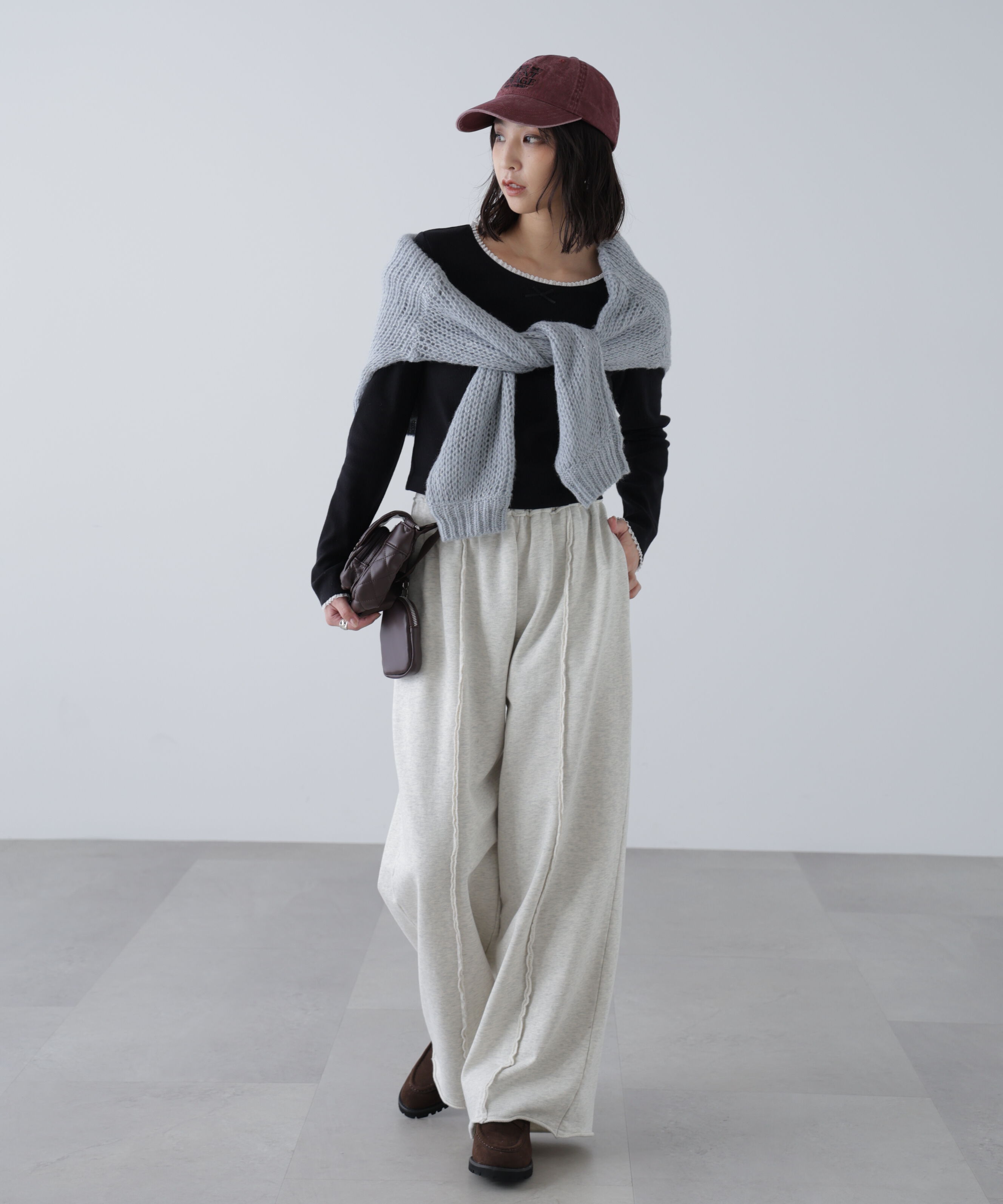  「ワイドストレートスウェットパンツ」|その他|