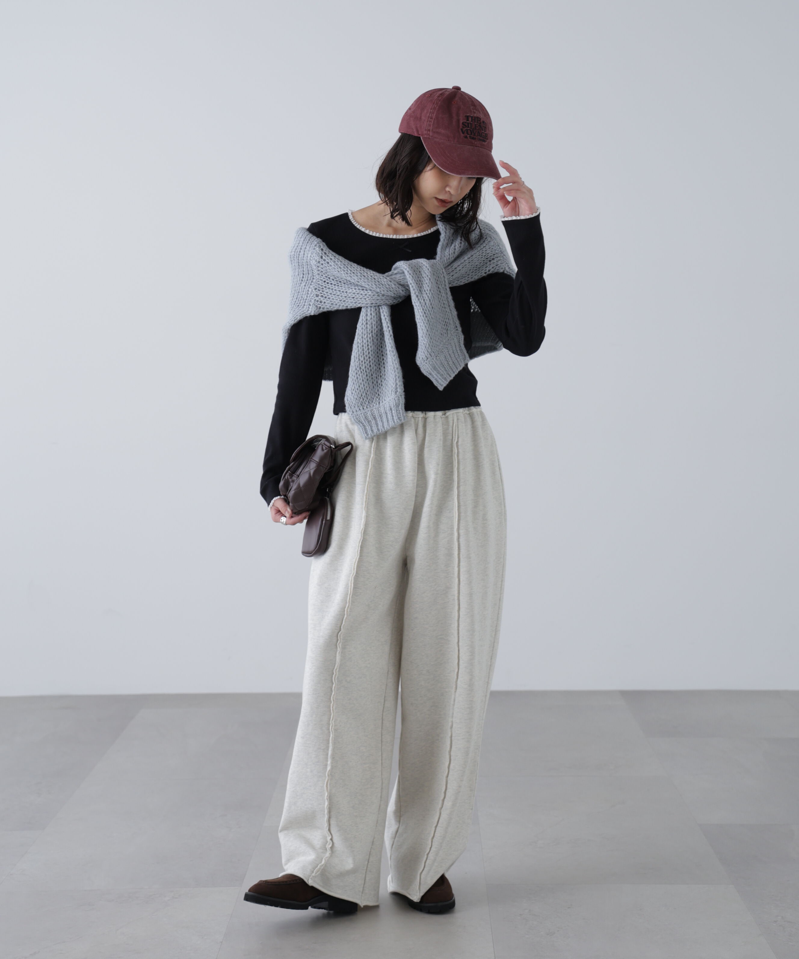  「ワイドストレートスウェットパンツ」|その他|