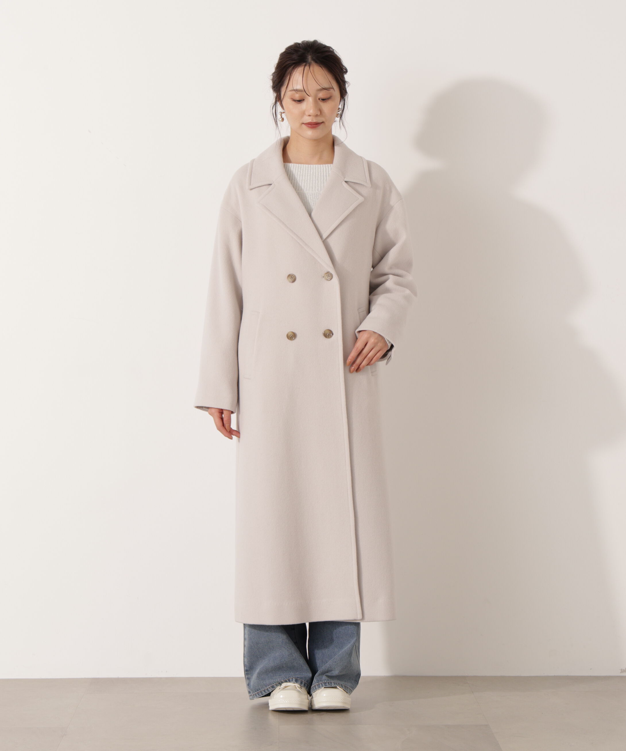 PROPORTION BODY DRESSING「ダブル釦チェスターコート 25AW」|その他|