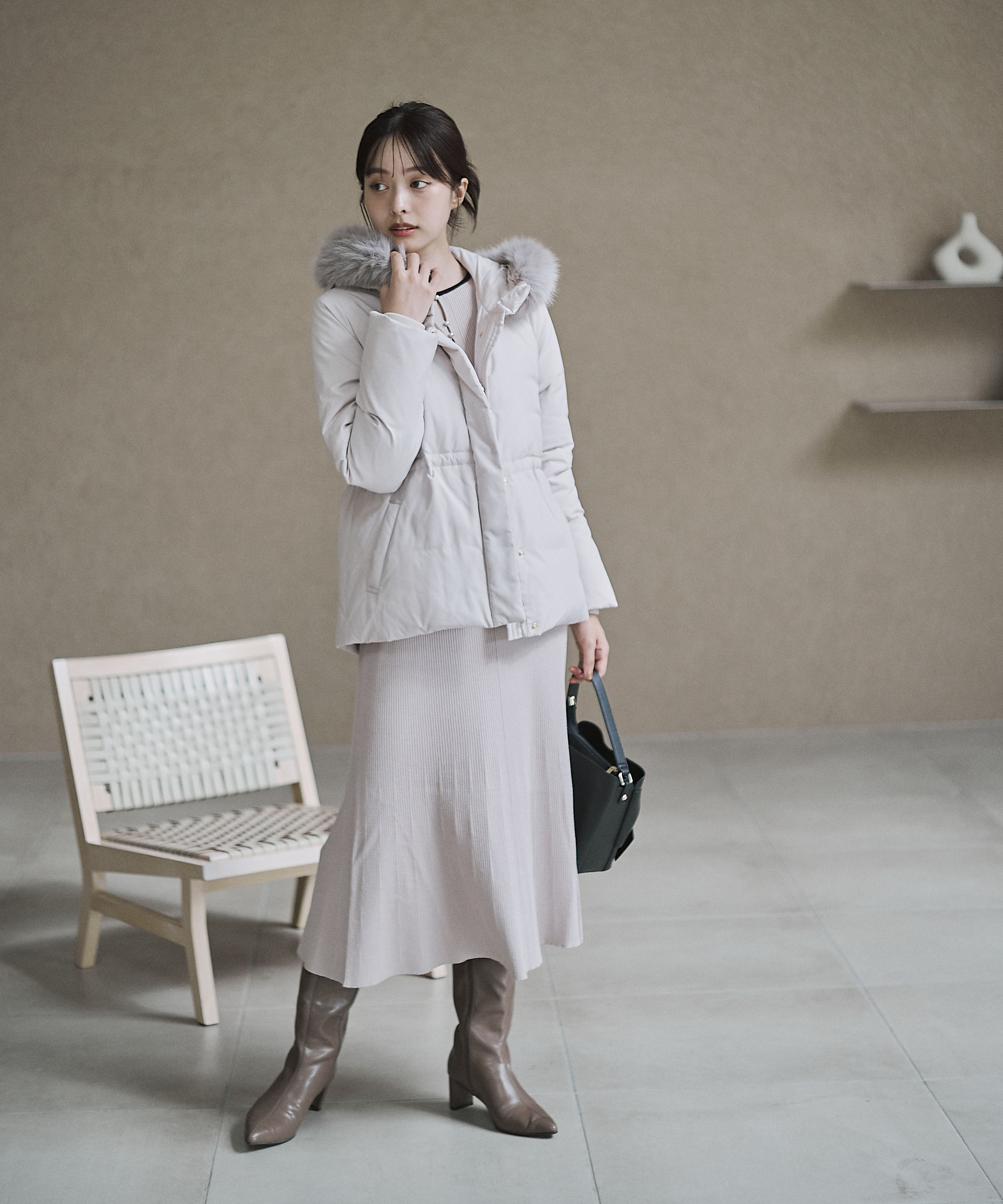 PROPORTION BODY DRESSING「ウエストマークショートダウン 25AW」|ブルゾン・スタジャン|