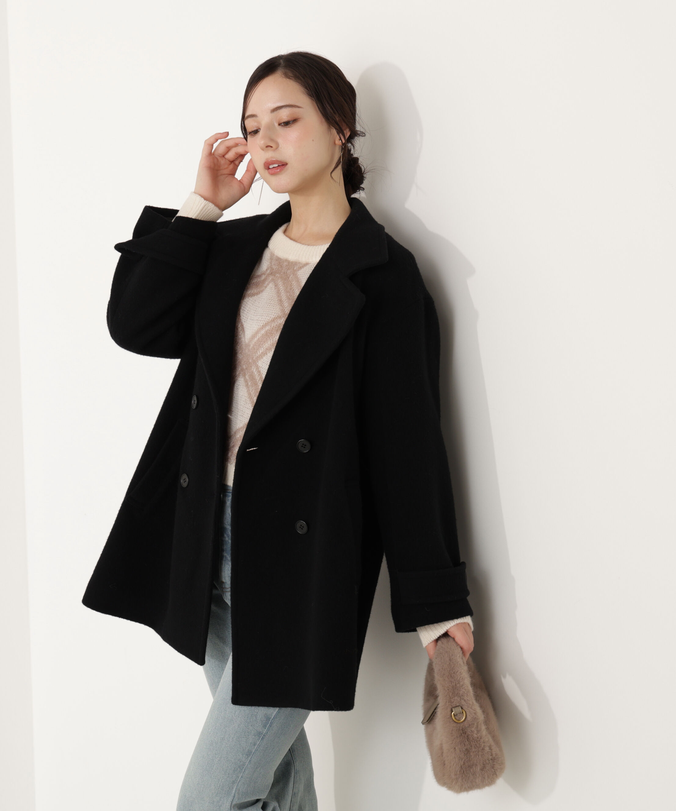 PROPORTION BODY DRESSING「2wayミドルコート 25AW」|ブルゾン・スタジャン|