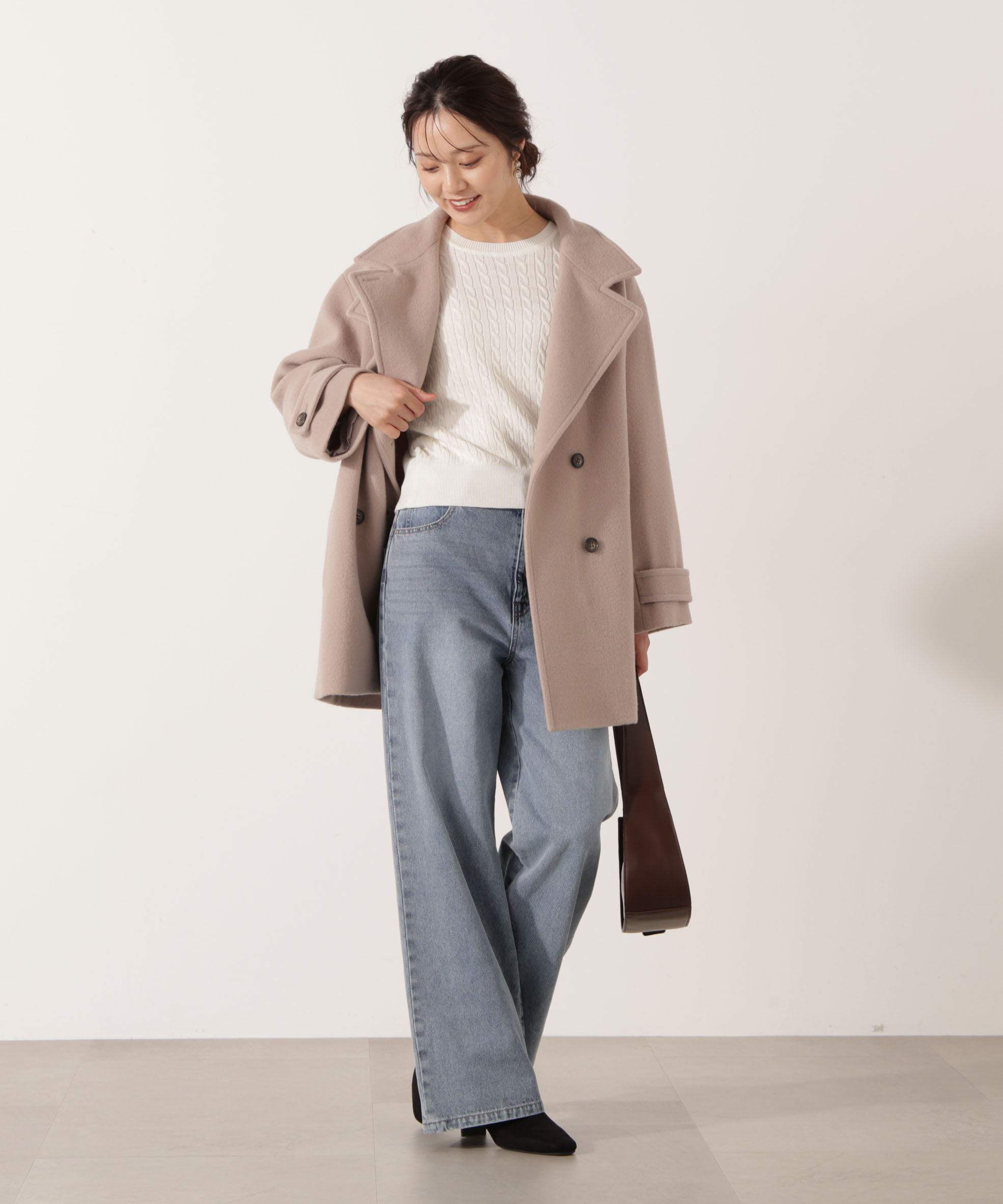 PROPORTION BODY DRESSING「2wayミドルコート 25AW」|ブルゾン・スタジャン|