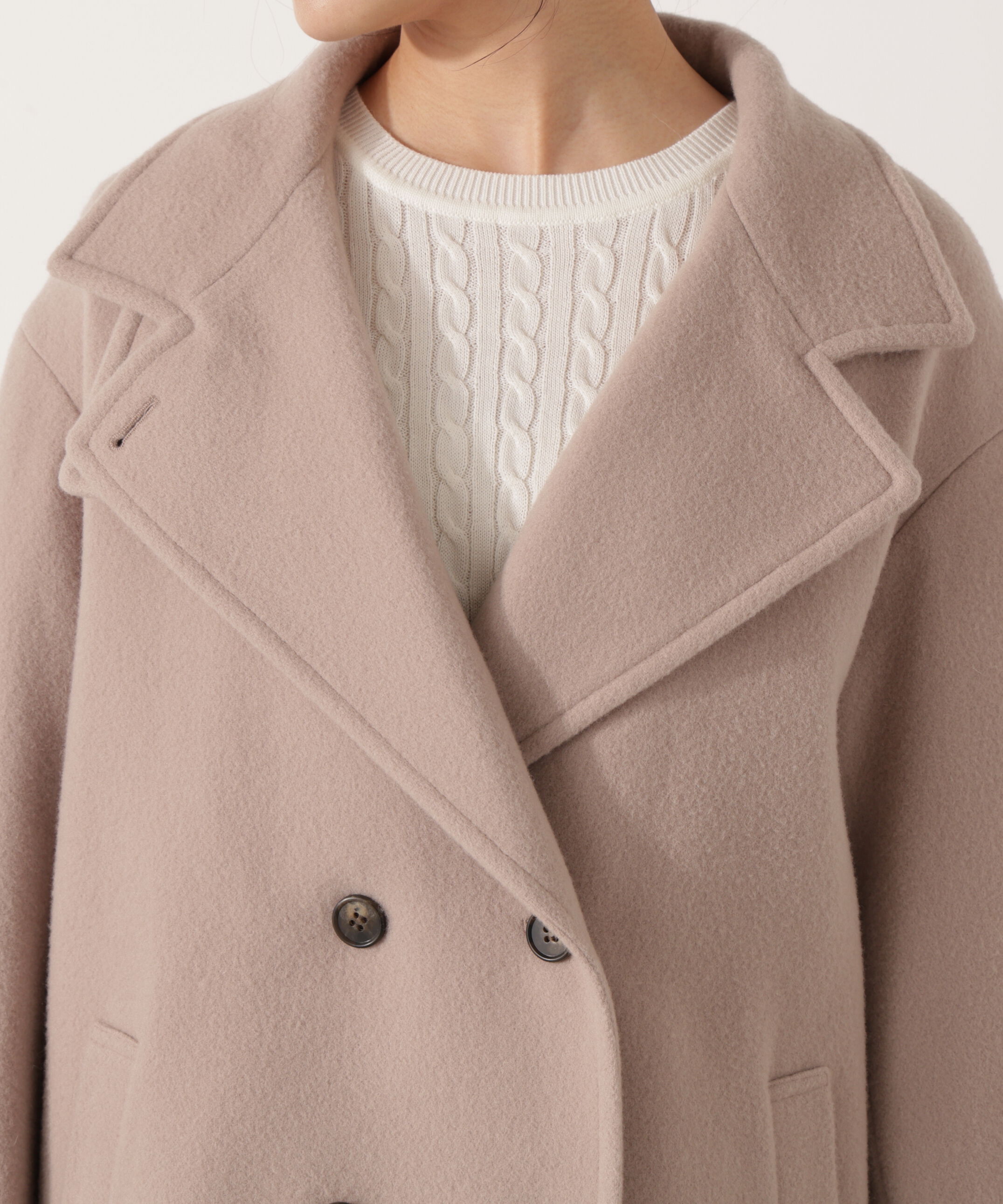 PROPORTION BODY DRESSING「2wayミドルコート 25AW」|ブルゾン・スタジャン|