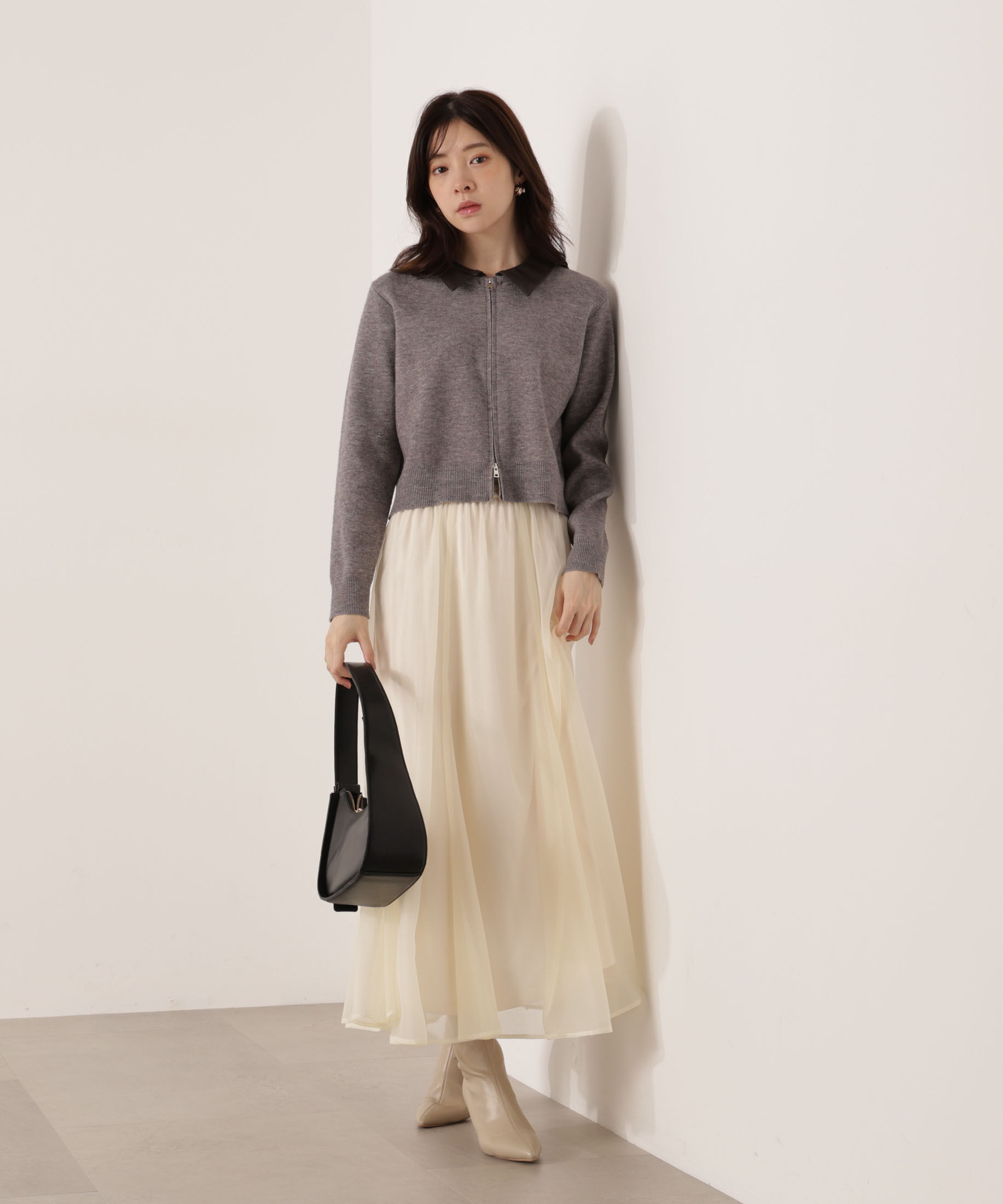 PROPORTION BODY DRESSING「エアリーナローフレアスカート 25AW」|スカート|