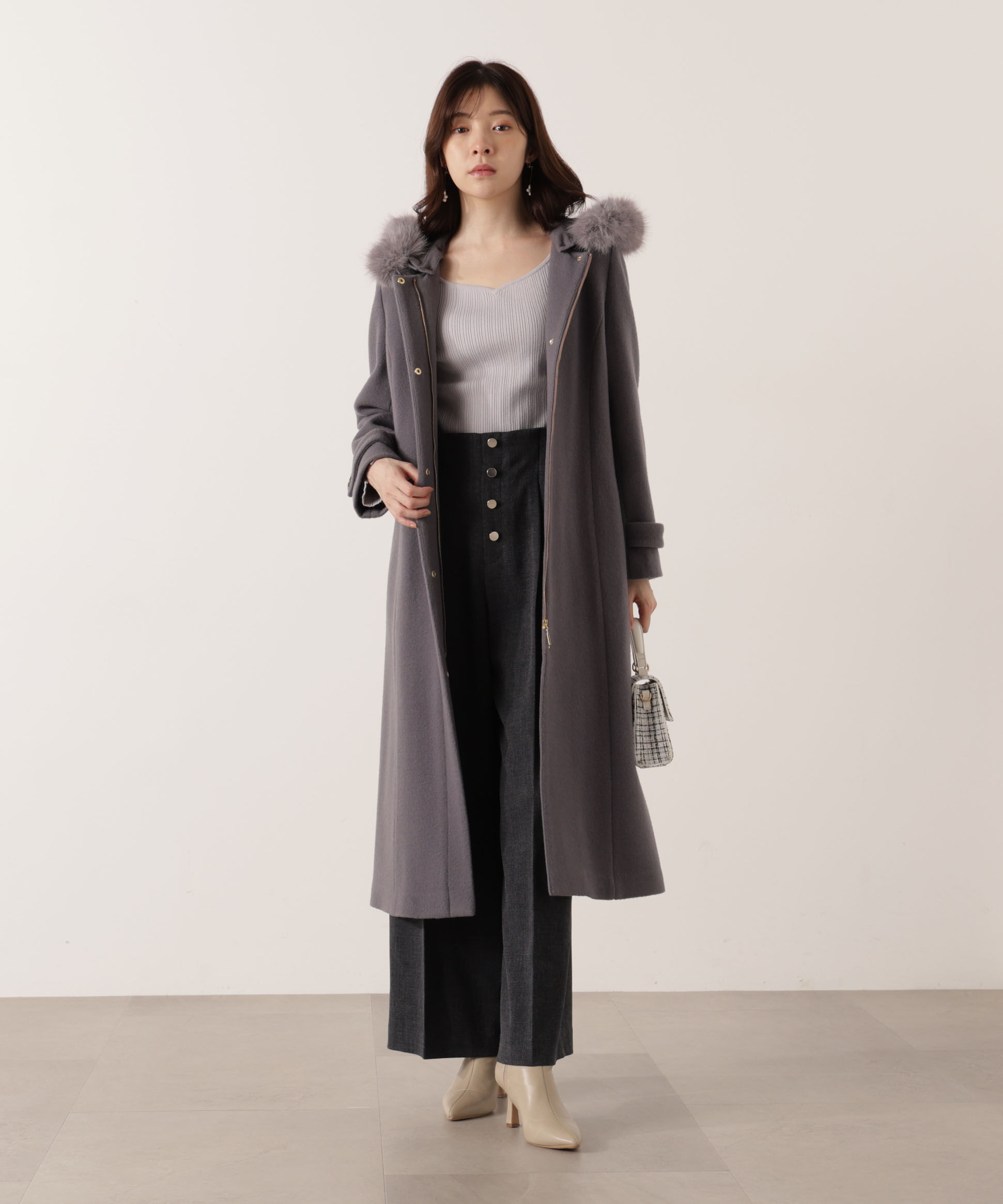 PROPORTION BODY DRESSING「フロント釦2wayワイドパンツ 25AW」|その他|