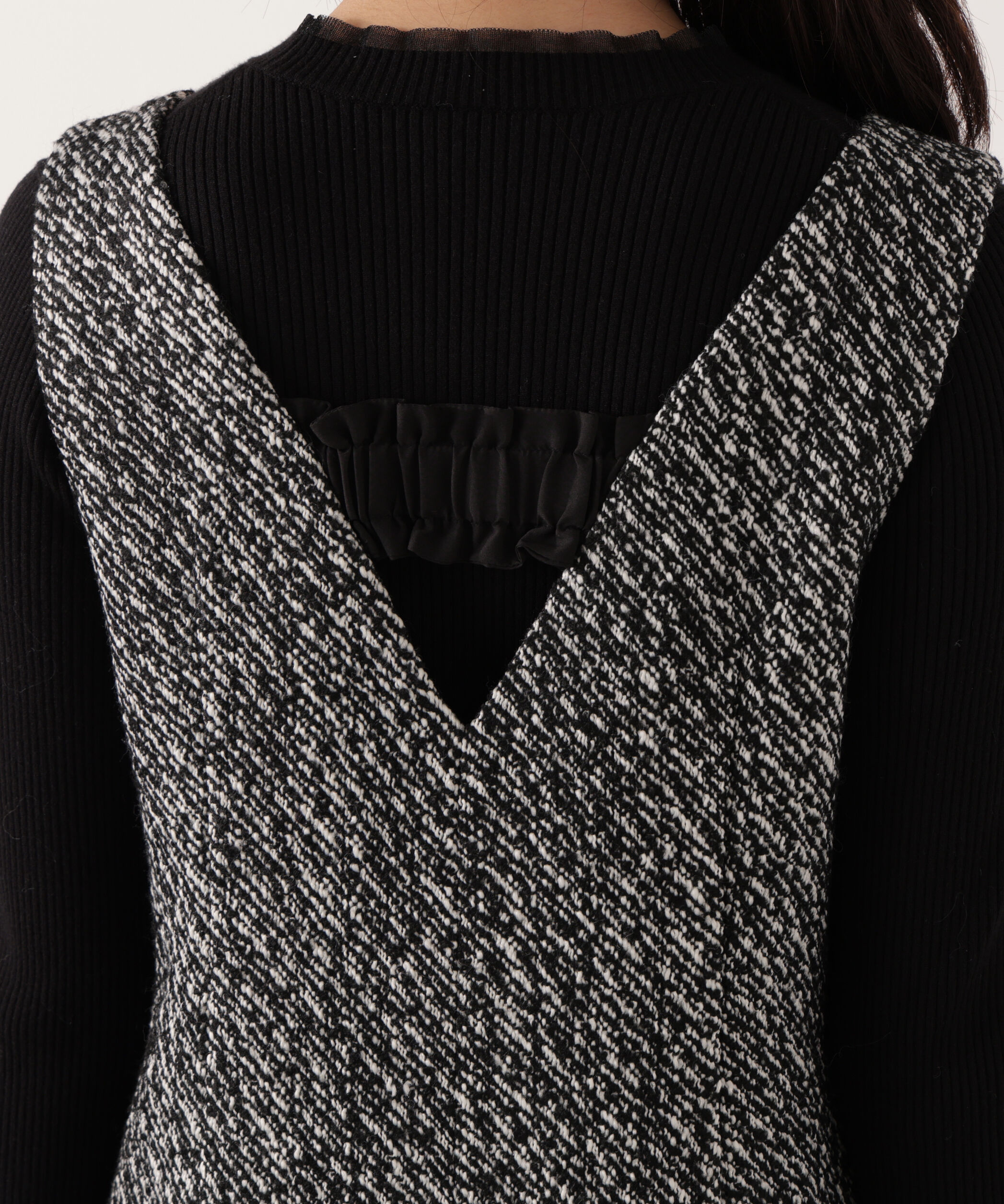 PROPORTION BODY DRESSING「ツイードミニジャンスカ 25AW」|ワンピース|