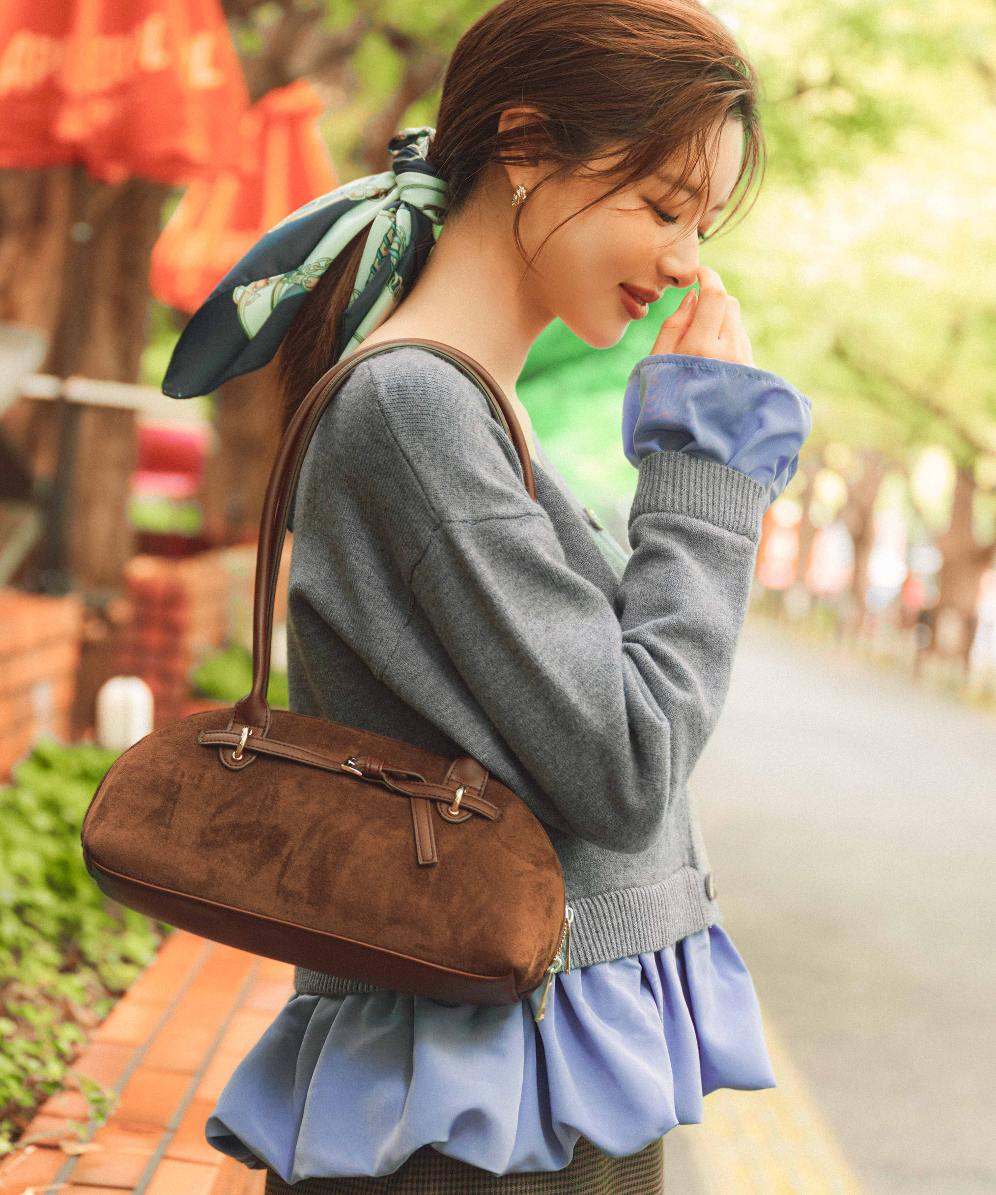 PROPORTION BODY DRESSING「＜ウォッシャブル＞バルーンペプラムニット 25AW」|ニット・セーター|