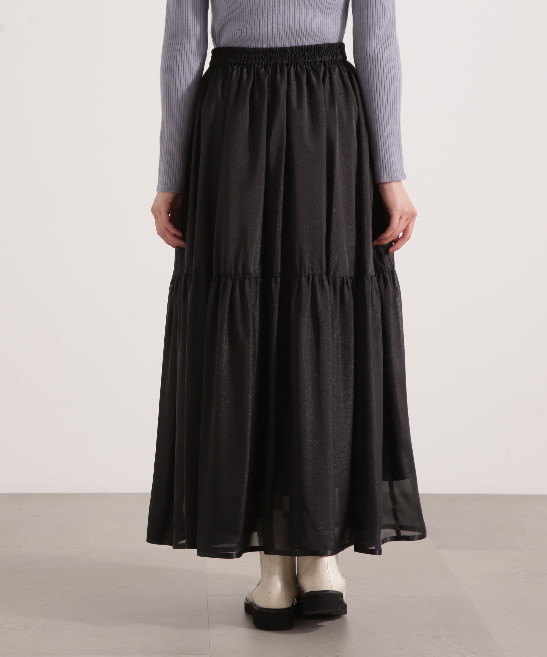 PROPORTION BODY DRESSING「シアーティアードスカート 25AW」|スカート|