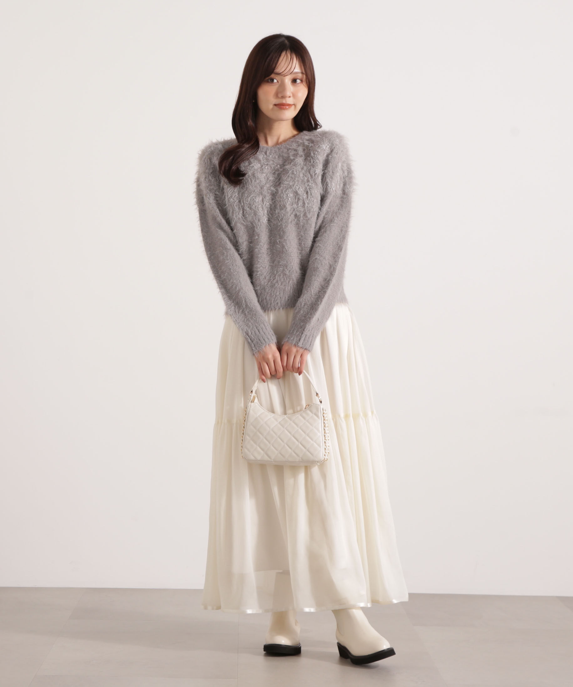 PROPORTION BODY DRESSING「シアーティアードスカート 25AW」|スカート|