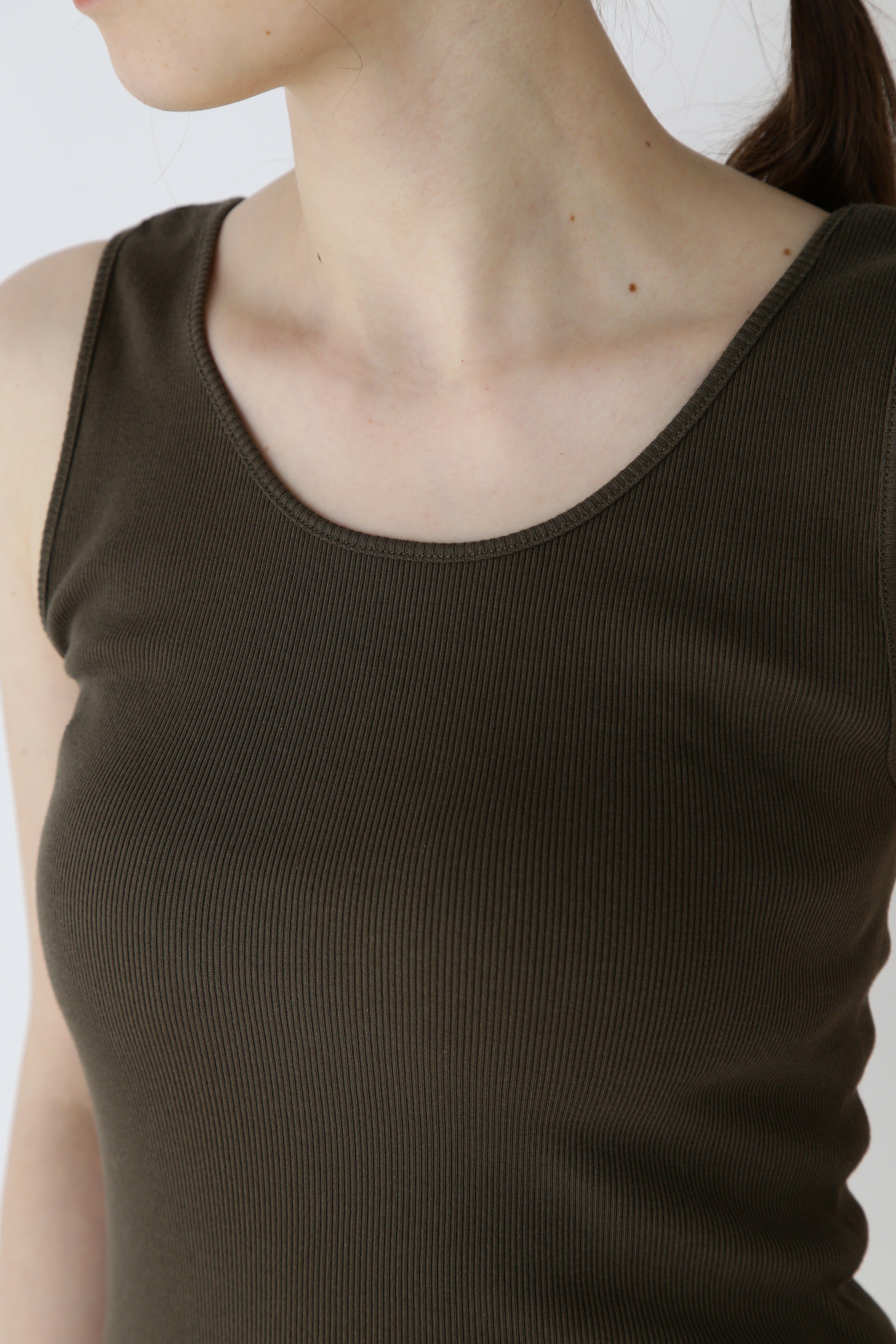  「オーガニック丸胴タンクトップ」|Tシャツ・カットソー|