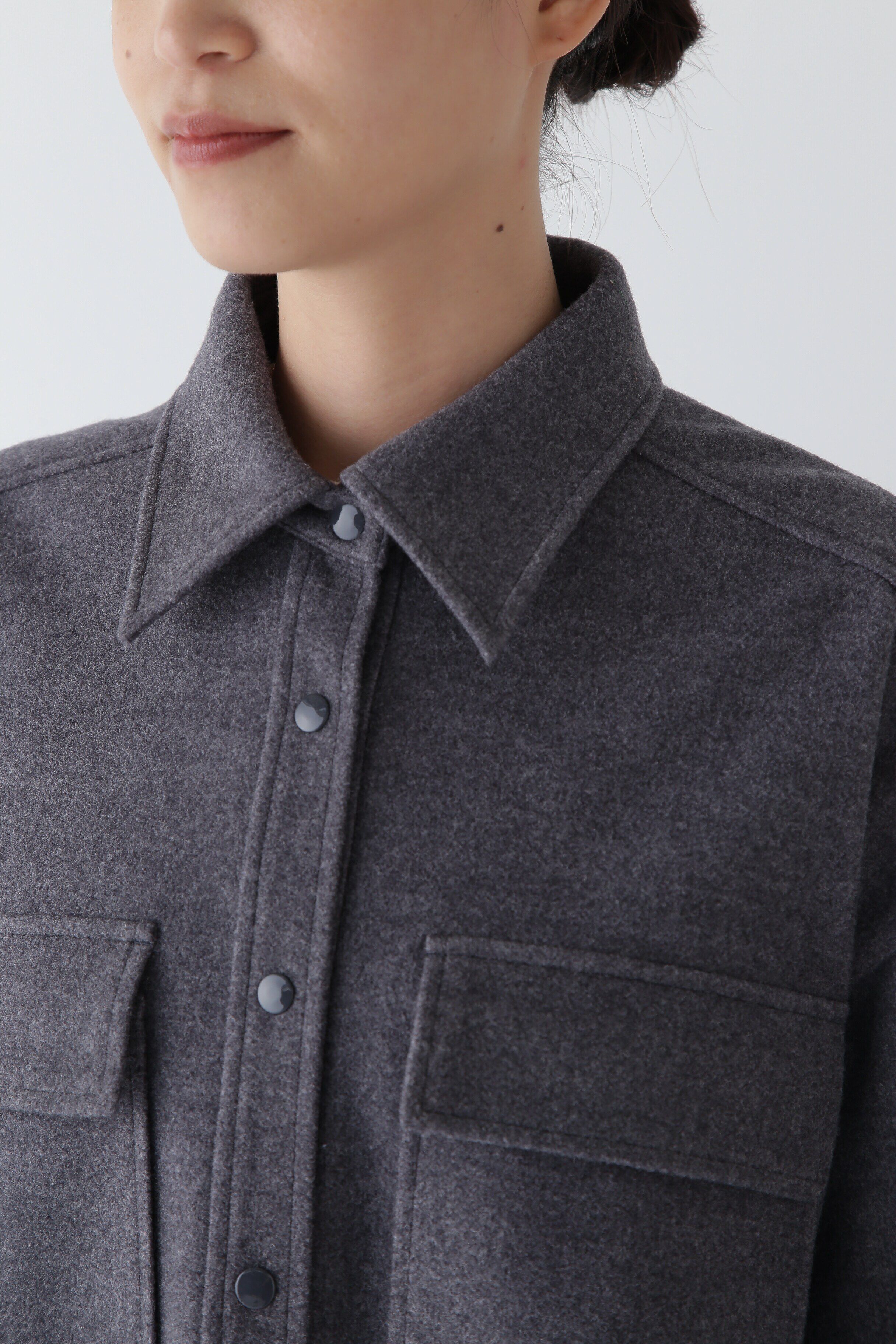  「◆メルトンジャージーＣＰＯシャツ」|シャツ・ブラウス|