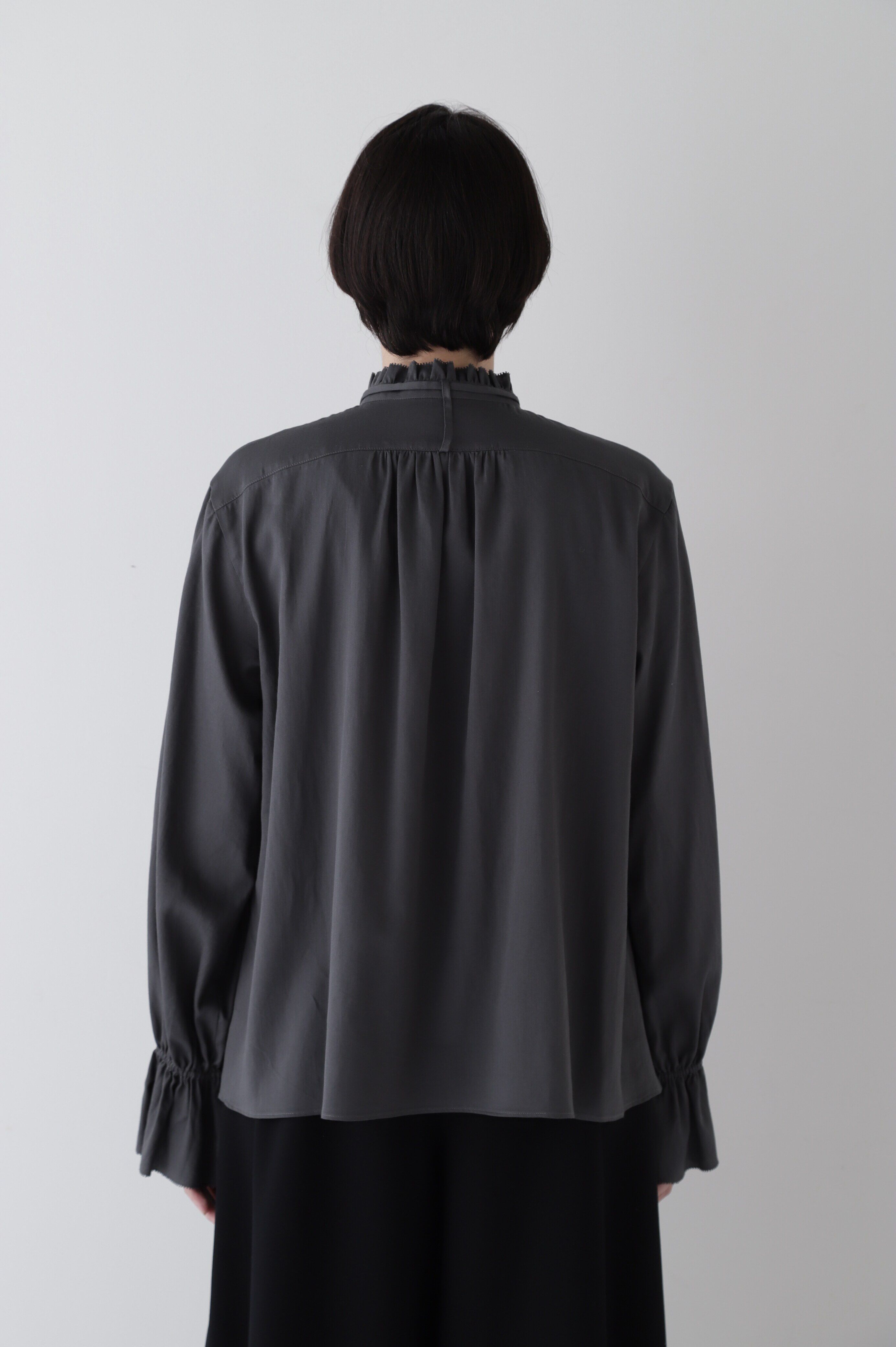  「◆スタンドフリルボリュームブラウス」|シャツ・ブラウス|