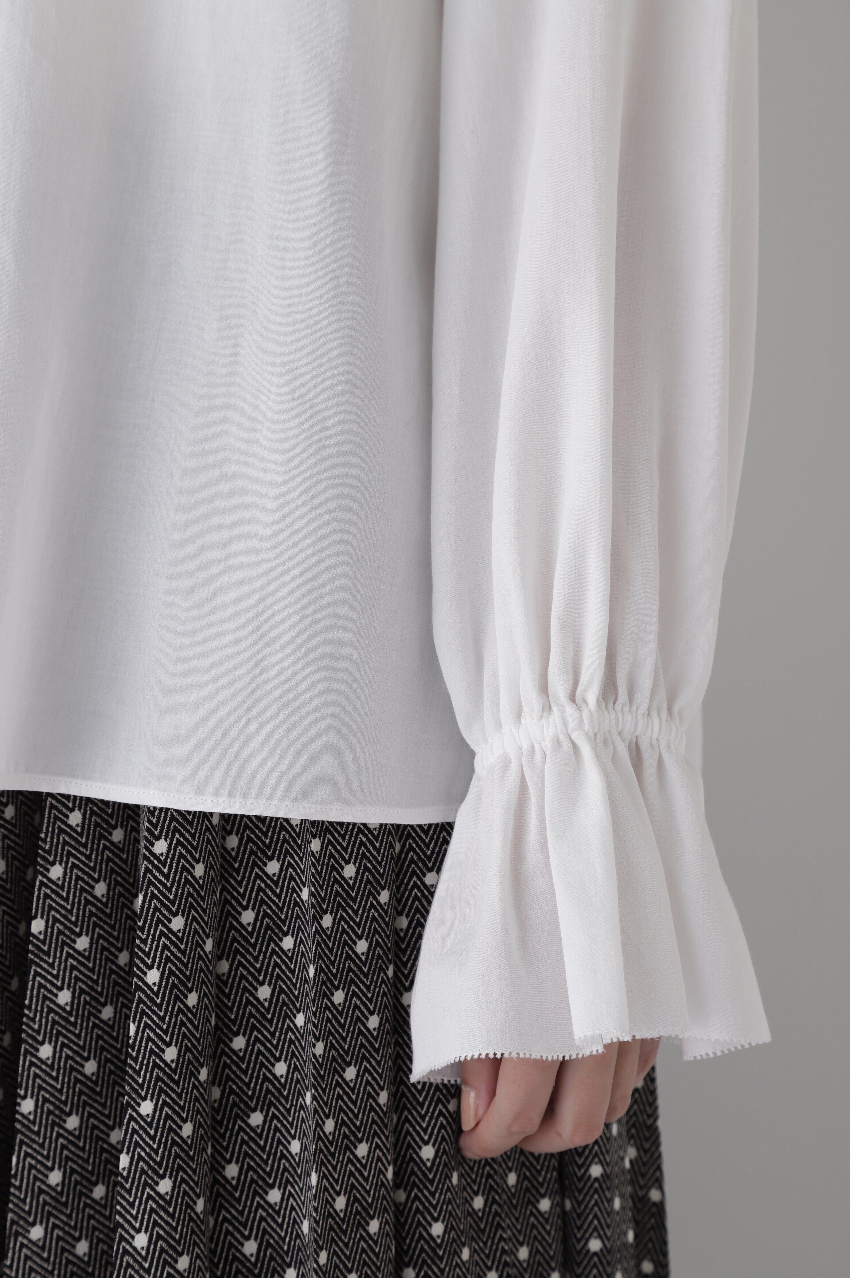  「◆スタンドフリルボリュームブラウス」|シャツ・ブラウス|