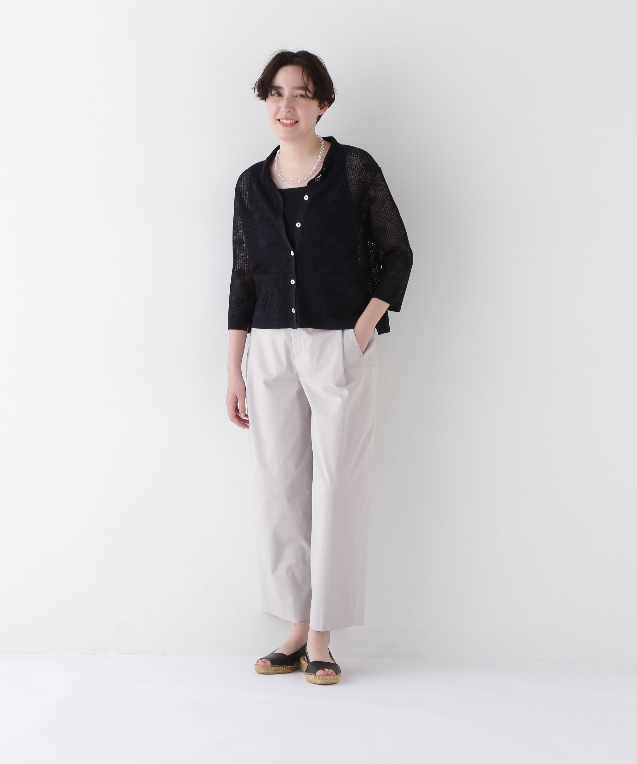  「◆ドビーストレッチワンタックセミワイドパンツ」|その他|