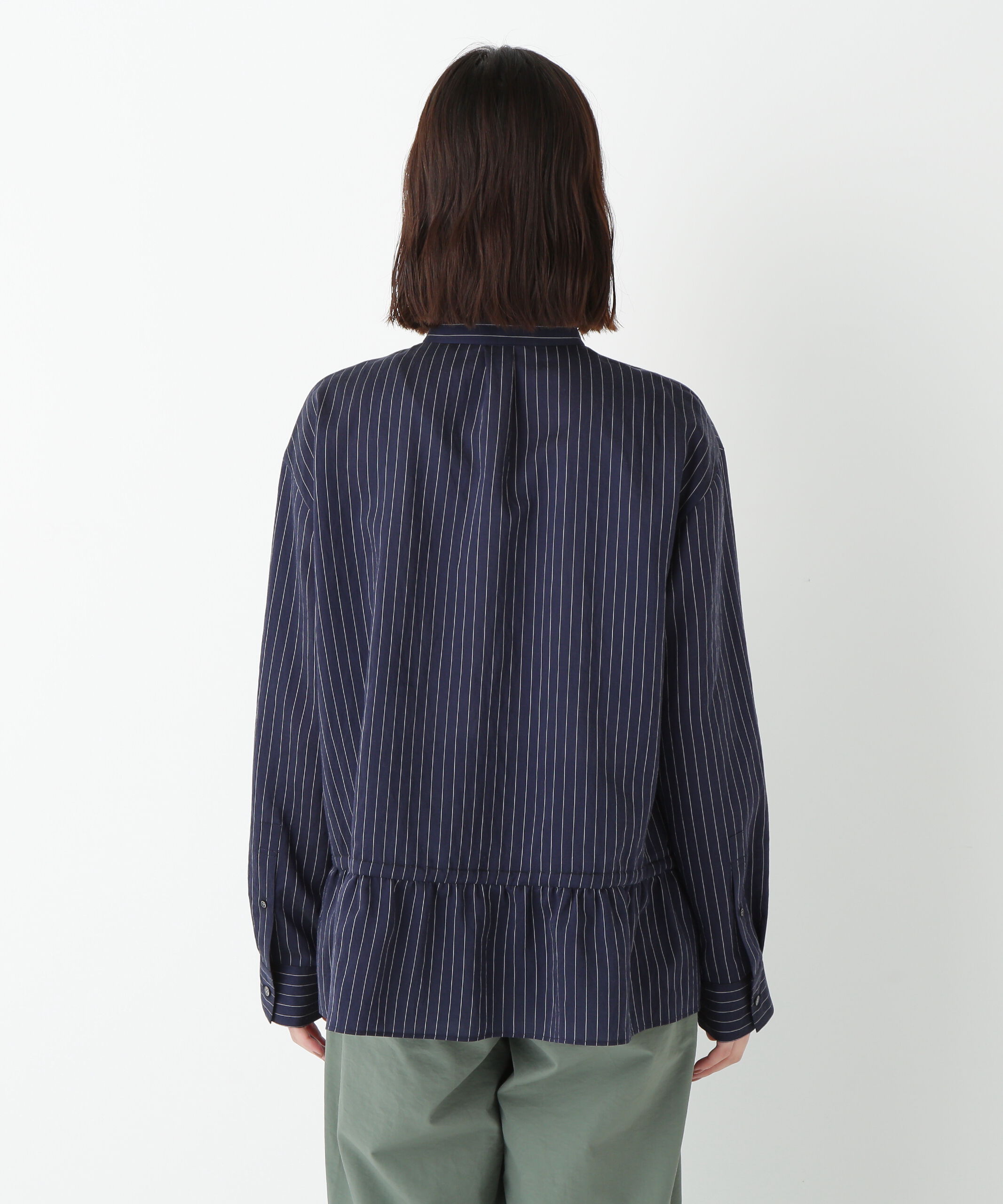  「◆シアストライプブラウス」|シャツ・ブラウス|