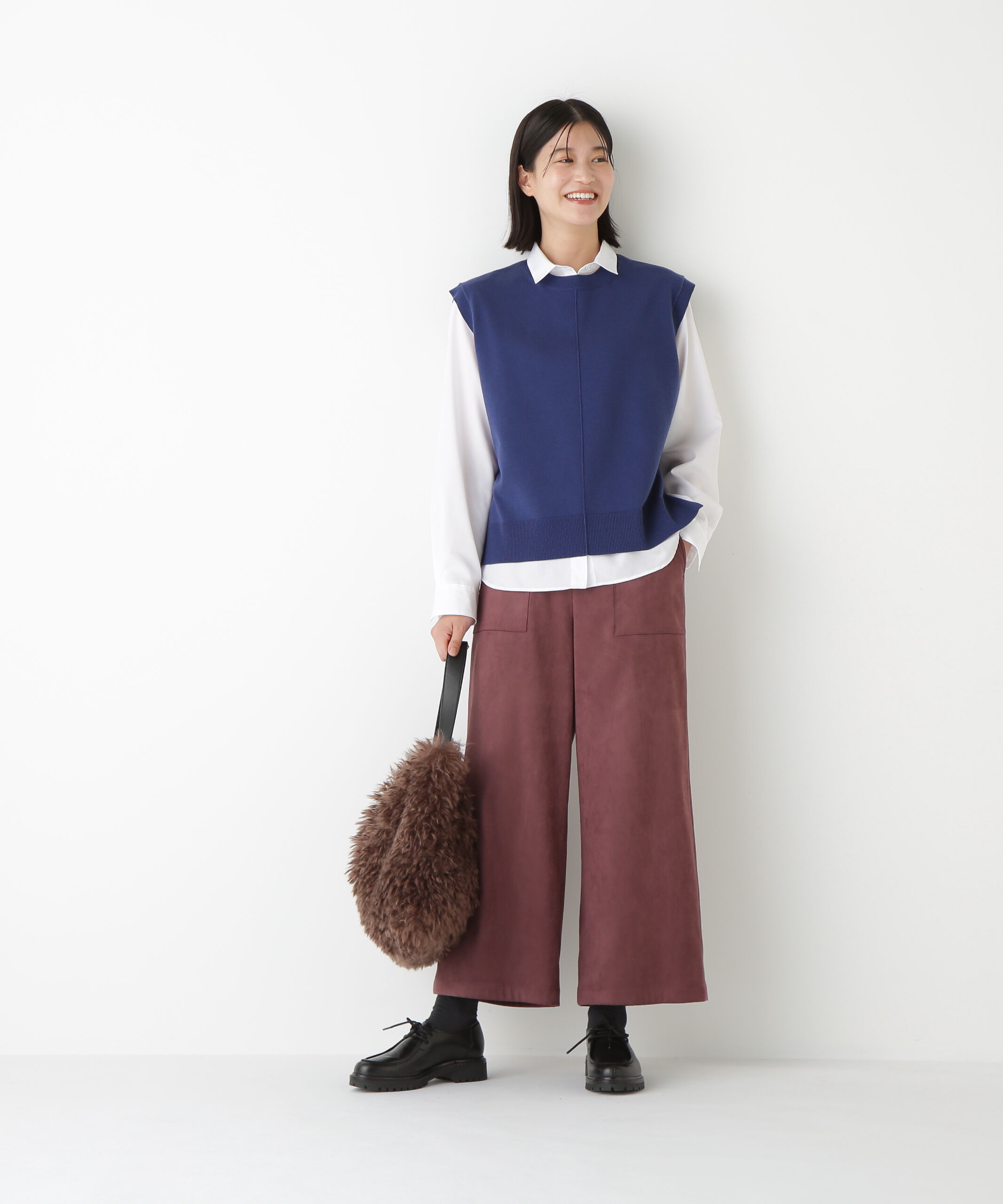  「◆ストレッチスェードベイカーガウチョパンツ」|その他|