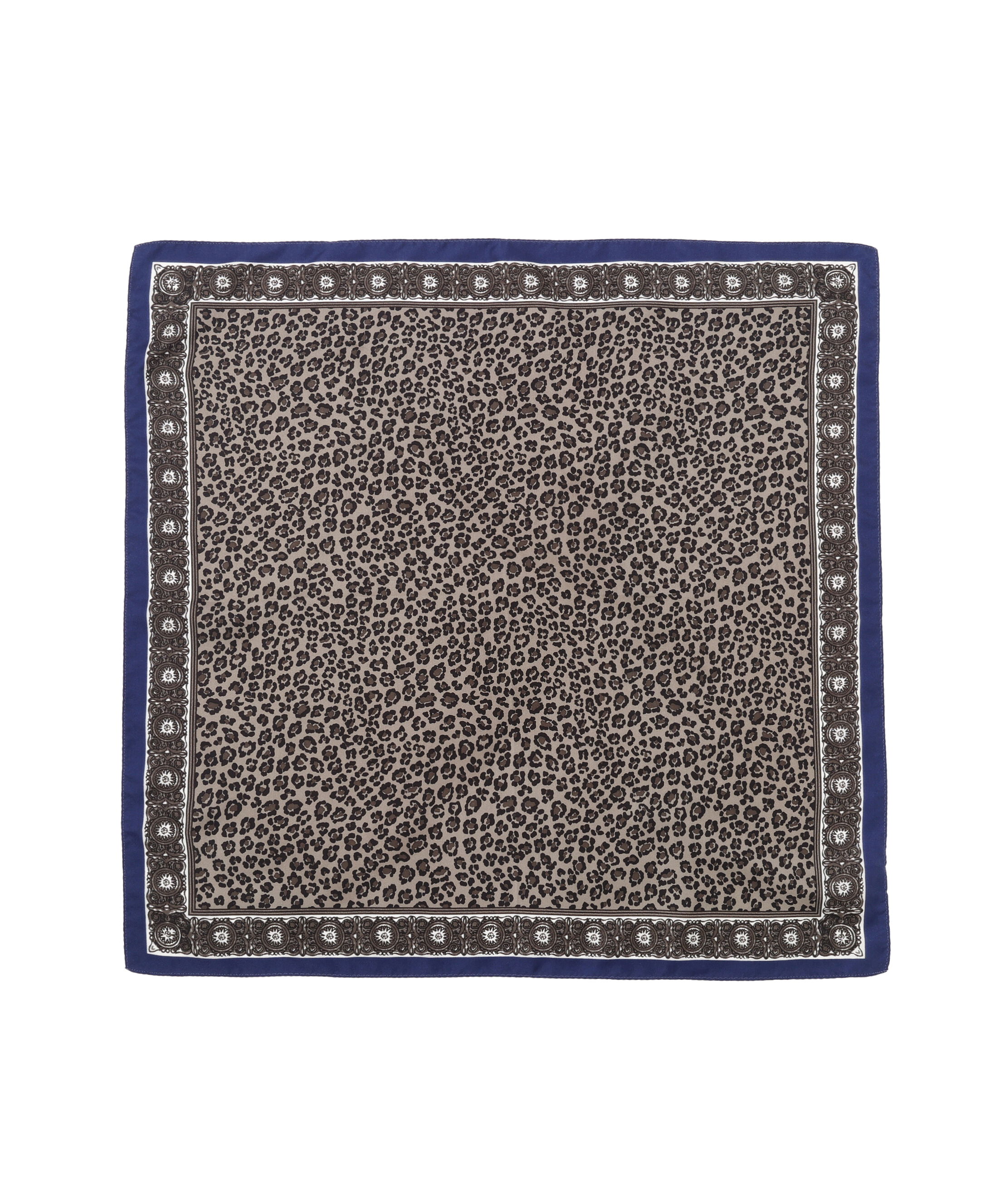  「◆レオパードオリジナルシルクスカーフ」|バンダナ・スカーフ|