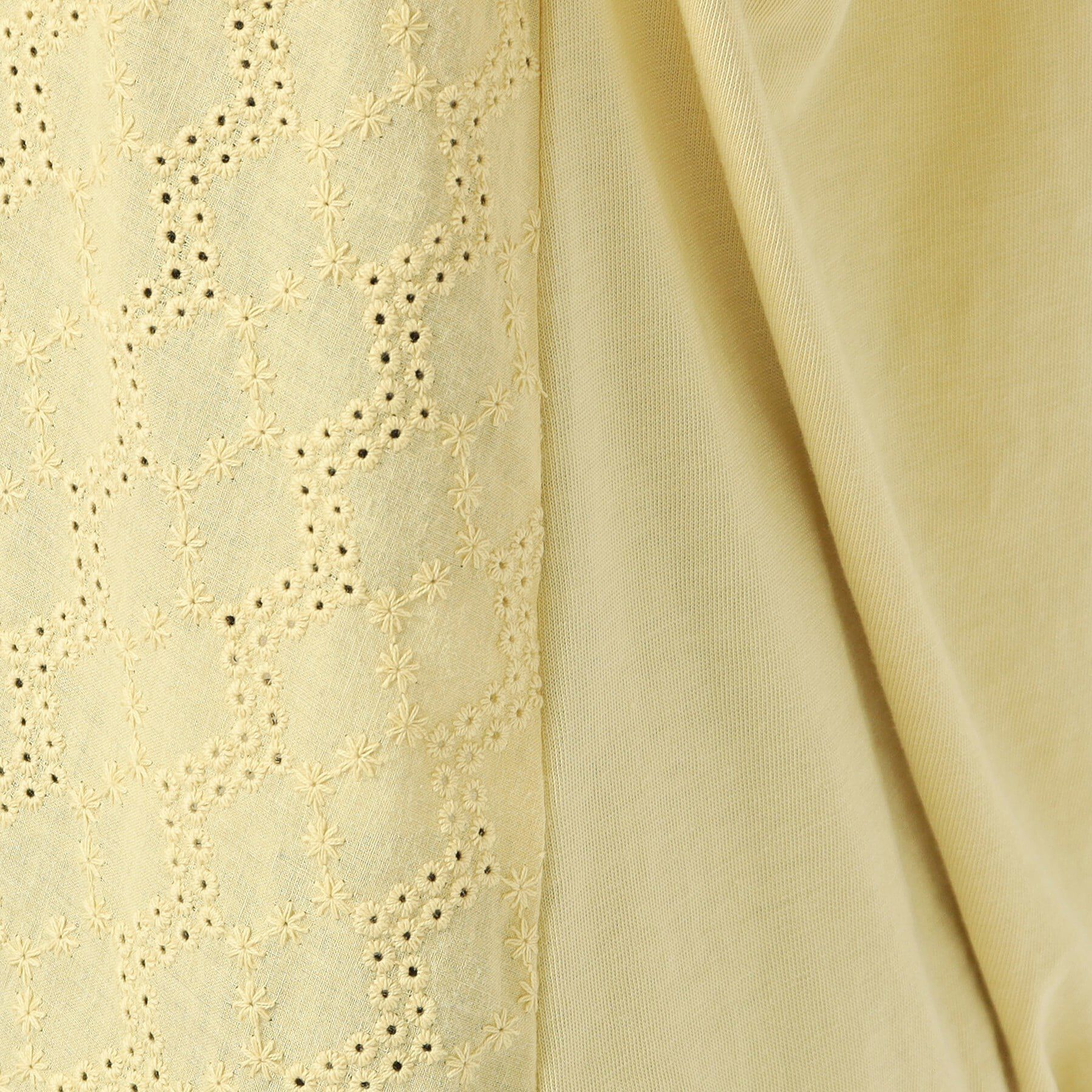 SHOO･LA･RUE「大人の甘さをプラスする フロント刺繍 ドルマントップス」|Tシャツ・カットソー|