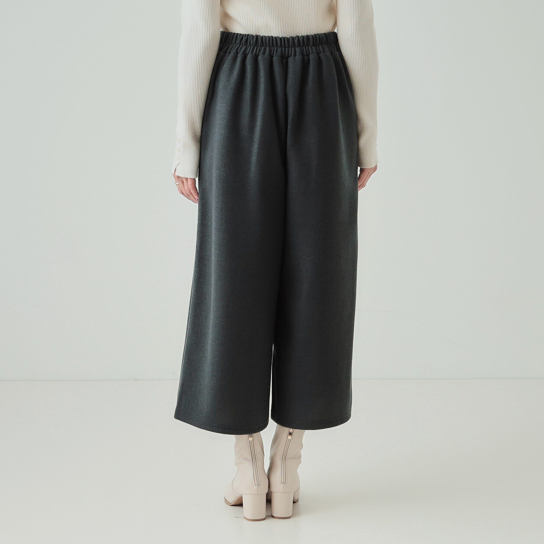 SHOO･LA･RUE「【あったか】きれいめ ベイカーガウチョパンツ」|その他|